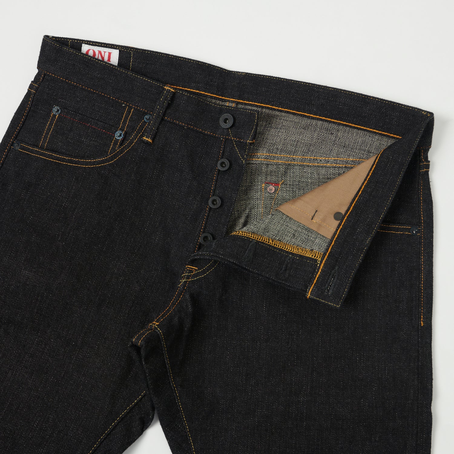 ONI 622 Aizumi 16oz Regular Tapered Jeans for Men - One Wash Denim Pants | Slim Fit, Comfortable & Durable | Perfect for Casual Wear, Work & Outdoor Activities