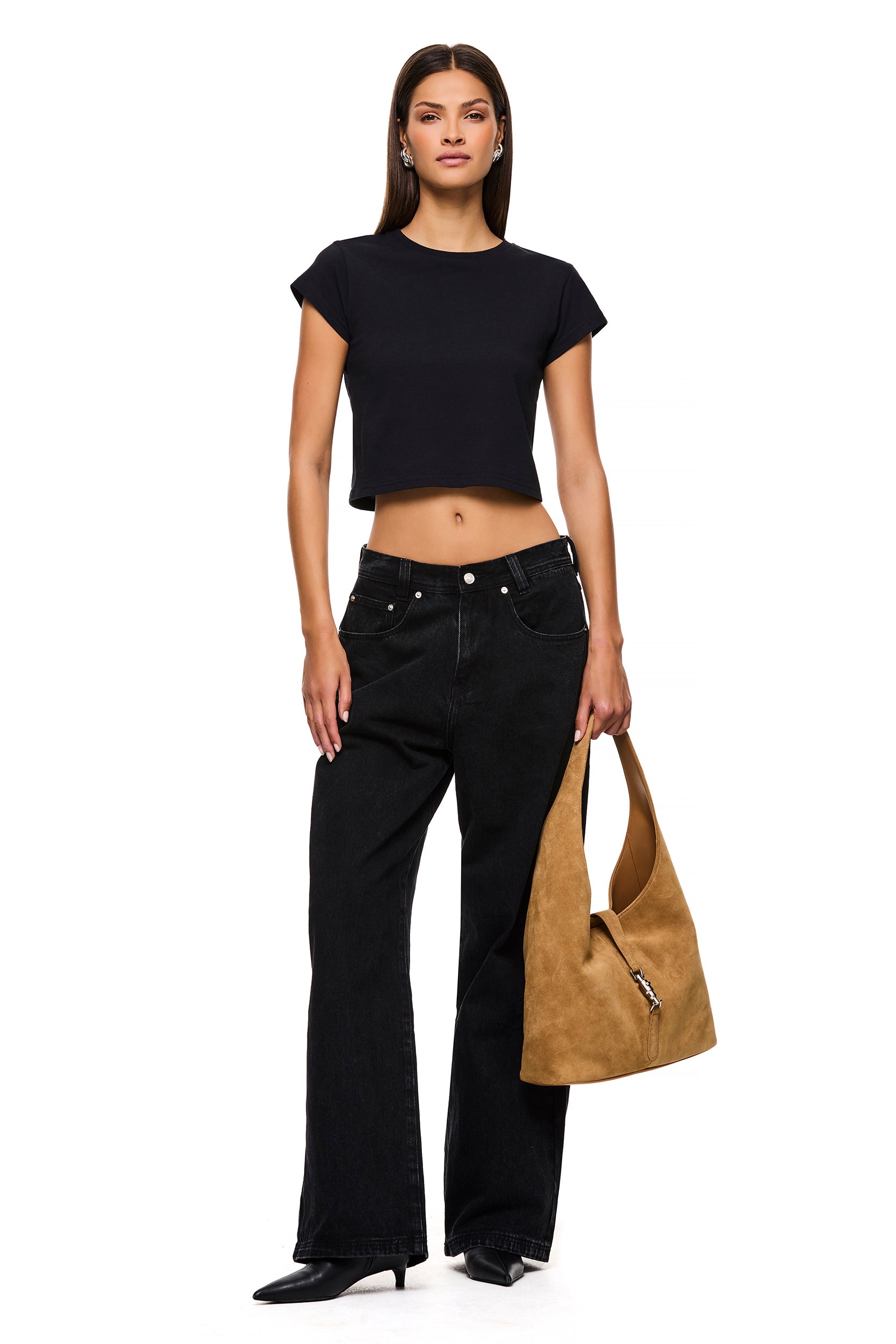 The Piper Honey Suede Bag - Stylish & Durable Crossbody Purse for Women | Perfect for Work, Travel & Everyday Use
