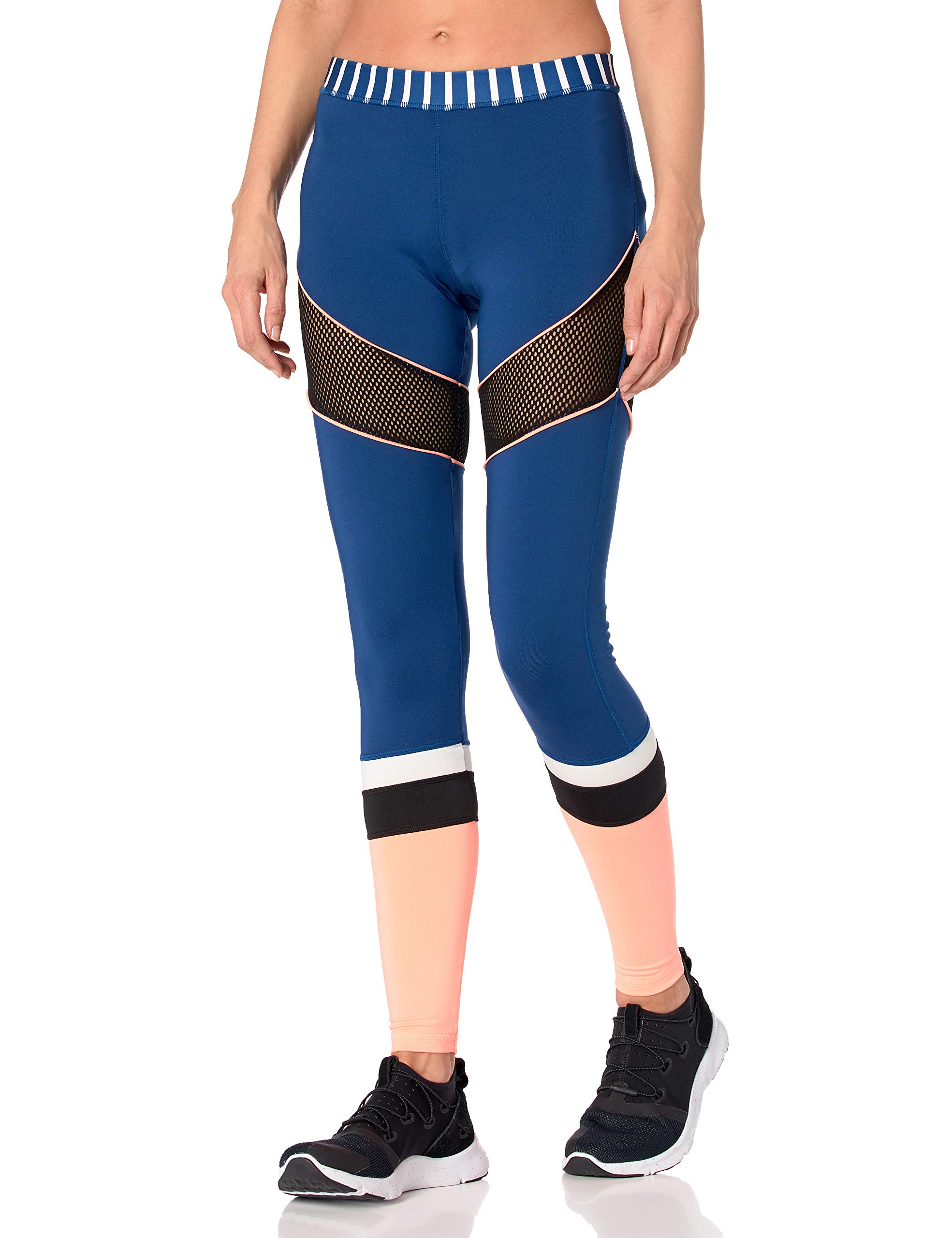 MINKPINK Women's High Waist Yoga Pants - Double Threat Leggings for Workout, Running & Gym - Tummy Control Fitness Leggings for Women