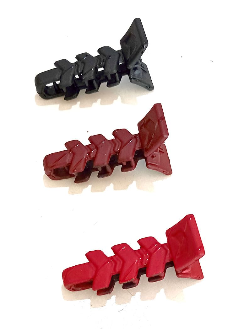 Stylish Korean Hair Clips for Women & Girls - 6pcs Dolphin Claw Hair Clutchers | Fashionable Hair Accessories for School, Work & Parties