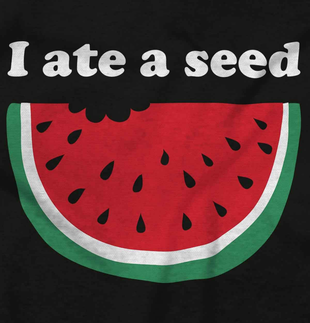 Brisco Brands Women's Maternity T-Shirt - Funny Watermelon Seed Pregnancy Tee for Expecting Moms | Comfortable Cotton Maternity Top for Pregnancy Announcements, Baby Showers & Casual Wear
