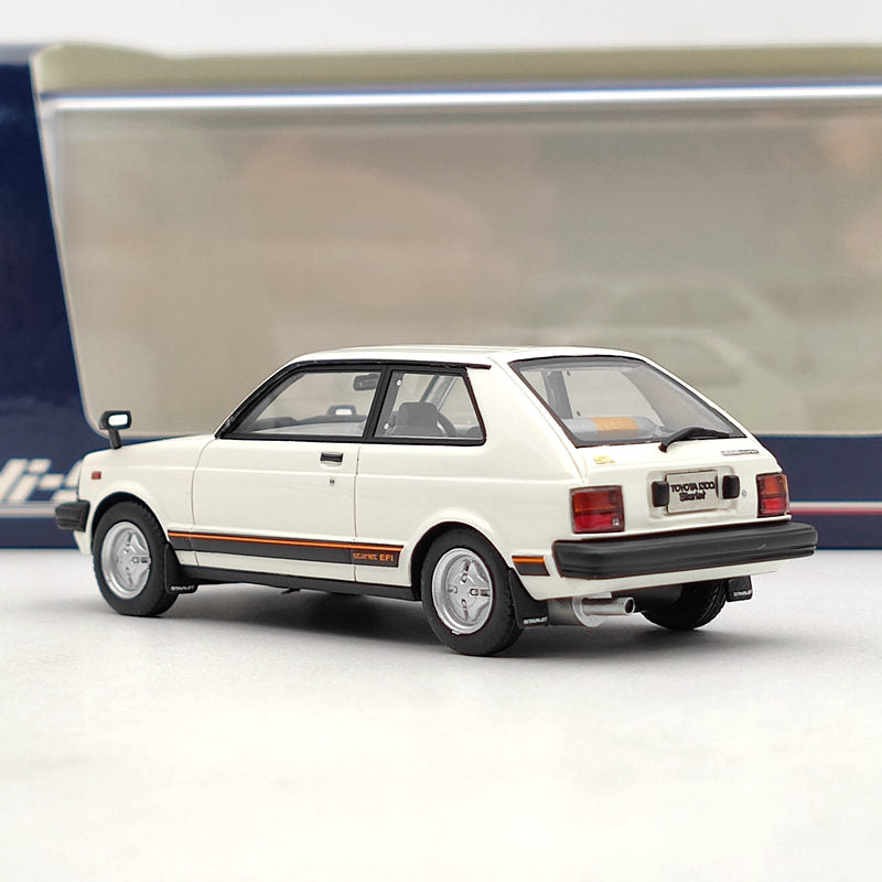 1:43 Scale Toyota Starlet Si 1982 Limited Edition Resin Model Car - Hi Story HS303 Collectible for Diecast Enthusiasts | Perfect for Display, Gifts & Car Model Collections