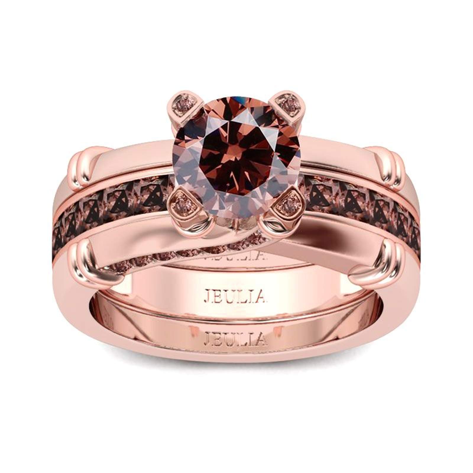 Jeulia Diamond Band Rings for Women - Sterling Silver CZ Interchangeable Ring Sets | Wedding, Engagement, Anniversary, Promise & Bridal Jewelry Gifts | Perfect for Proposals, Vow Renewals & Special Occasions