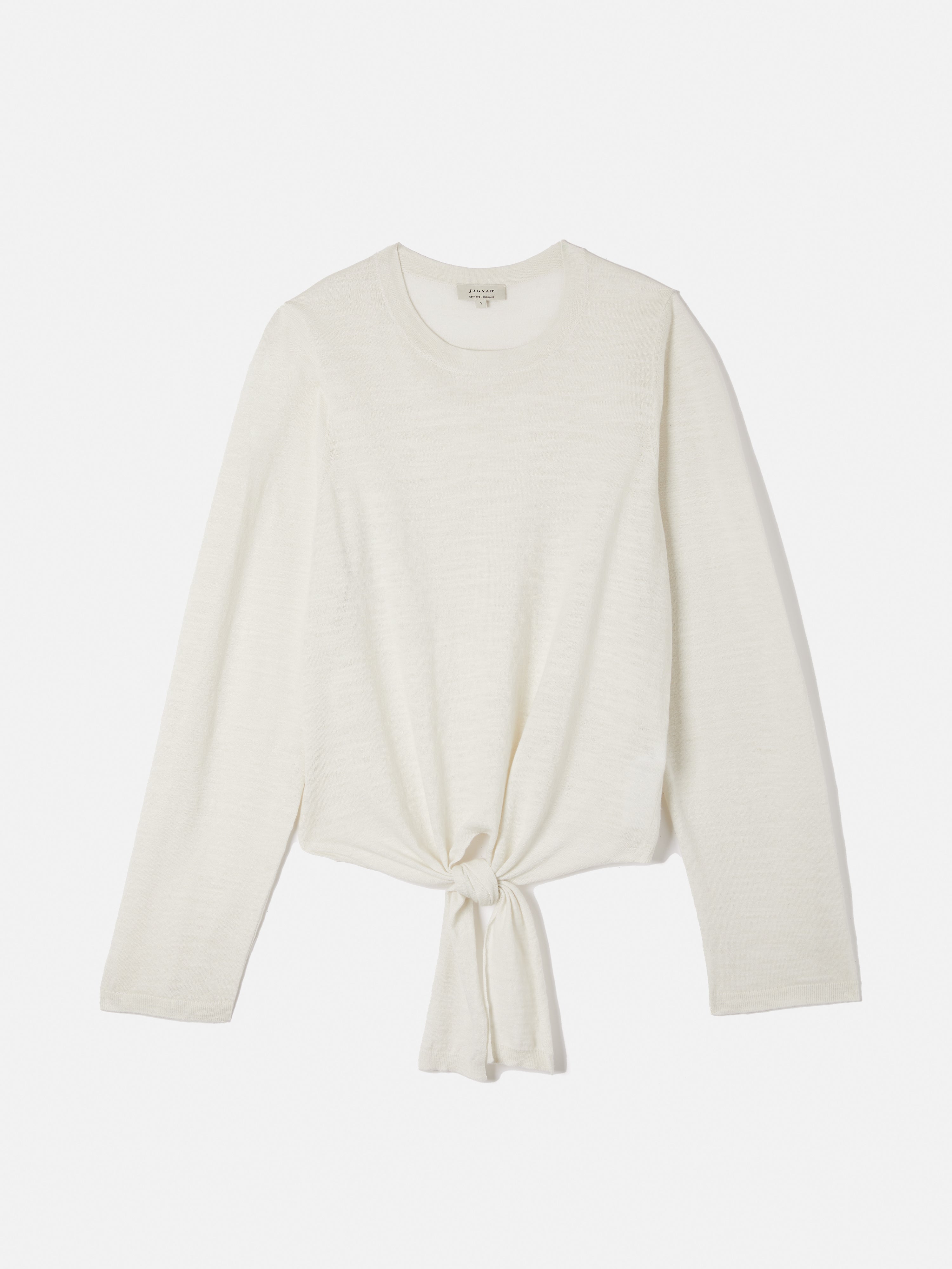 Linen Cotton Tie Top Women's Blouse | Ivory Summer Casual Shirt for Beach, Travel & Everyday Wear