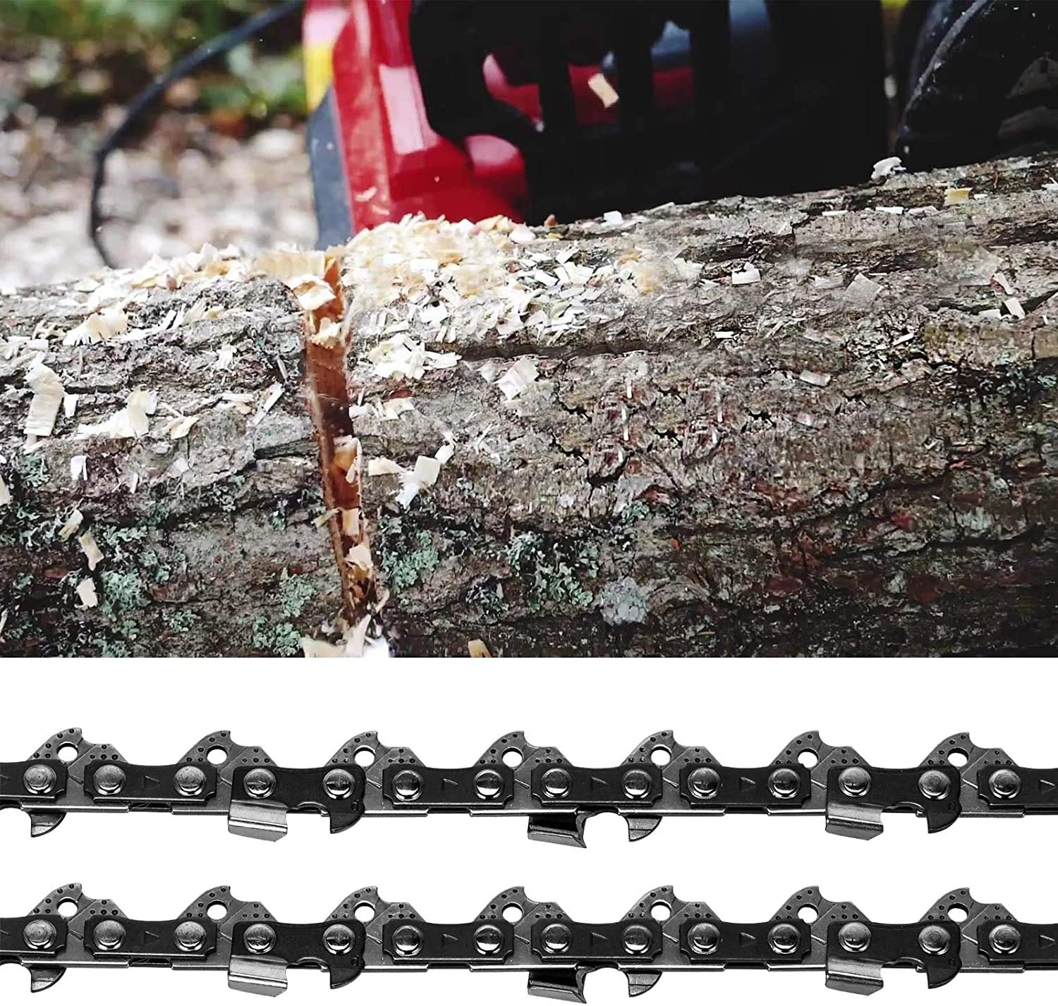 2 Pack R40 10 Inch Chainsaw Chain - 3/8