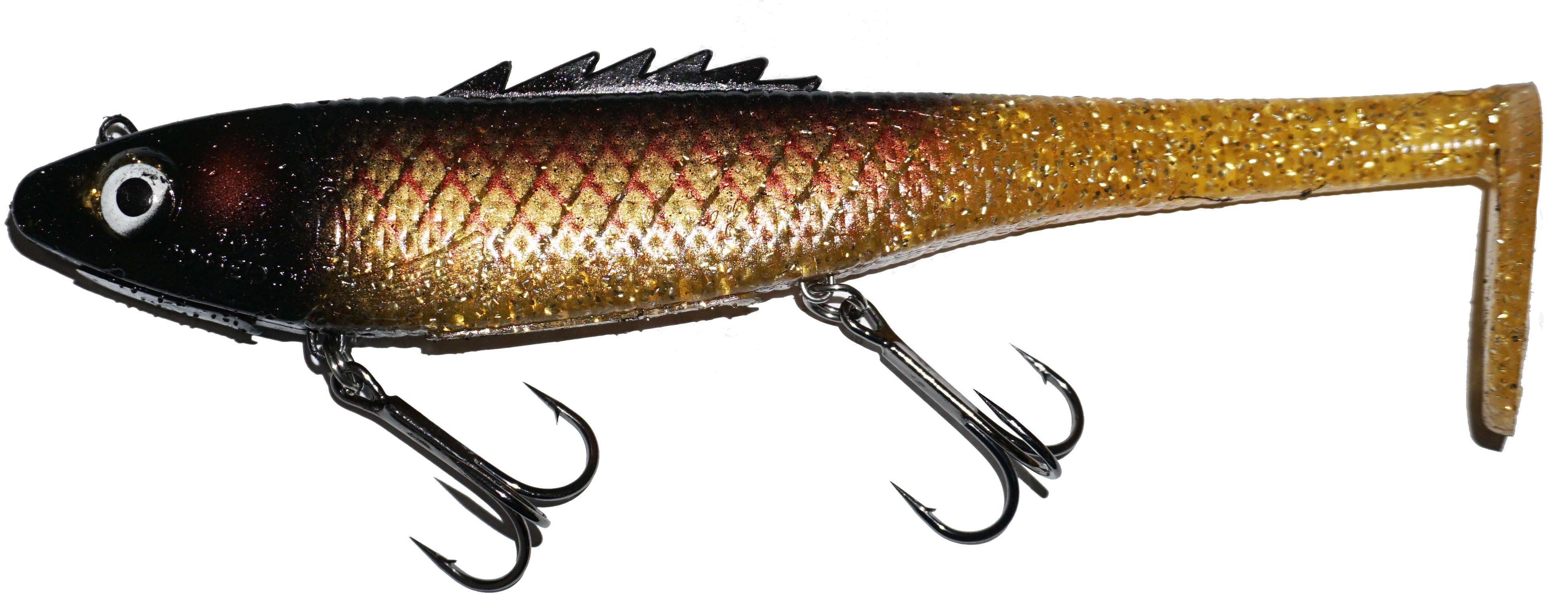 Chaos Tackle Posseidon 10 Swim Bait - Premium Fishing Lure for Bass, Walleye & Pike - Slow Sinking Swimbait with Realistic Action - Perfect for Freshwater & Saltwater Fishing
