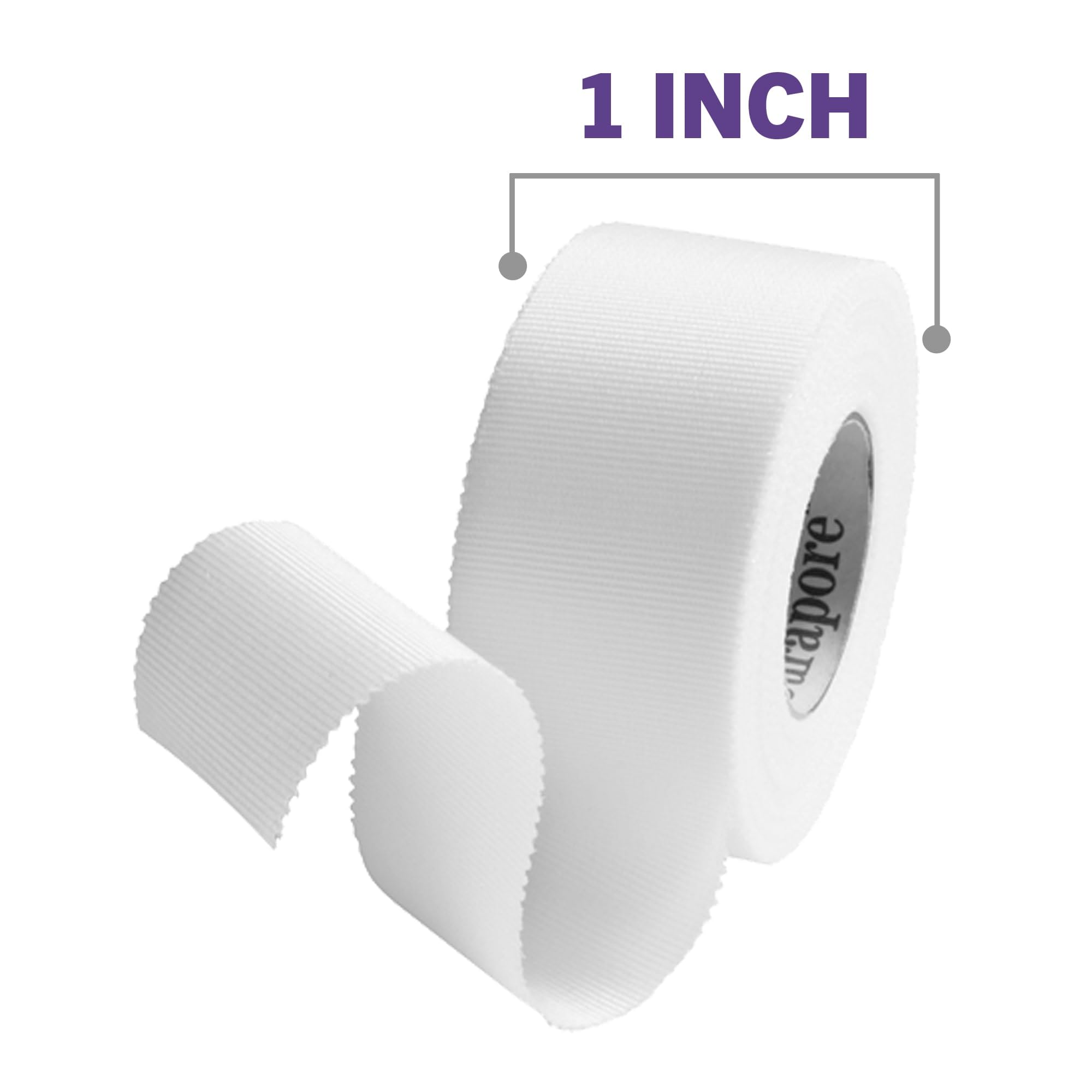 Nexcare Durable Cloth Tape 1 Inch x 10 Yards - Waterproof First Aid Tape for Wound Care, Sports Injuries & Bandage Securing