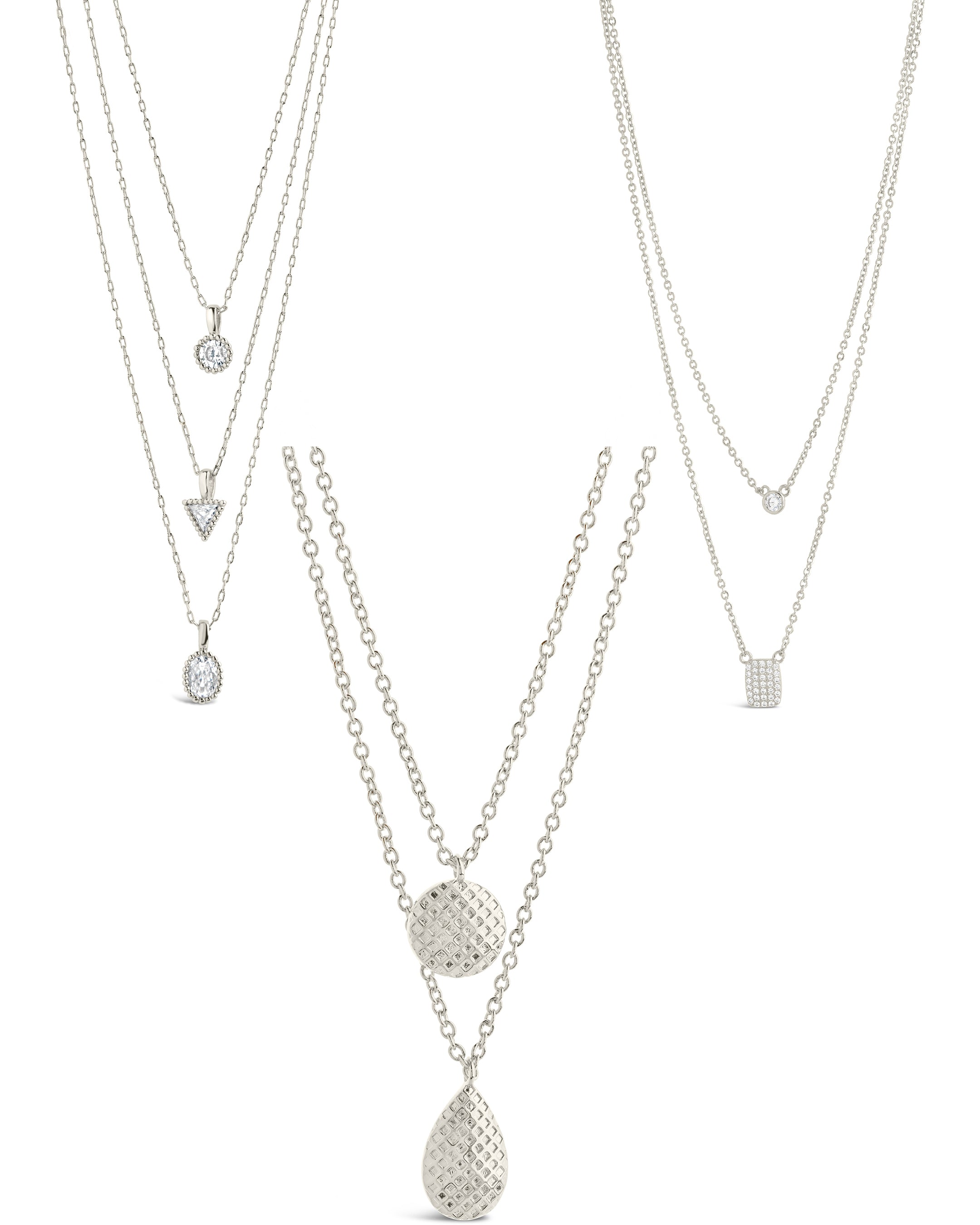 Stylish Jewelry Case & Layering Necklace Set - Perfect for Travel, Gifts, and Everyday Organization | Trendy Necklace Storage Solution