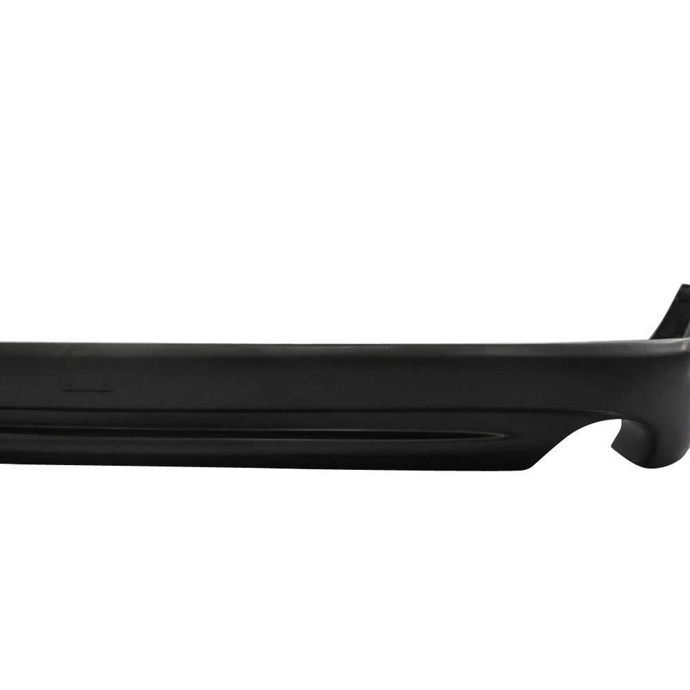 IKON MOTORSPORTS K-Style Black PU Rear Bumper Lip Air Dam Chin Diffuser Splitter for 2009-2010 Toyota Corolla Sedan - Enhances Aerodynamics & Sporty Look for Street Racing & Car Shows