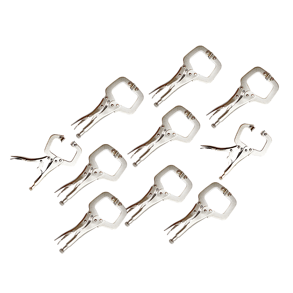 10-Piece Heavy Duty Steel C Clamps - 6