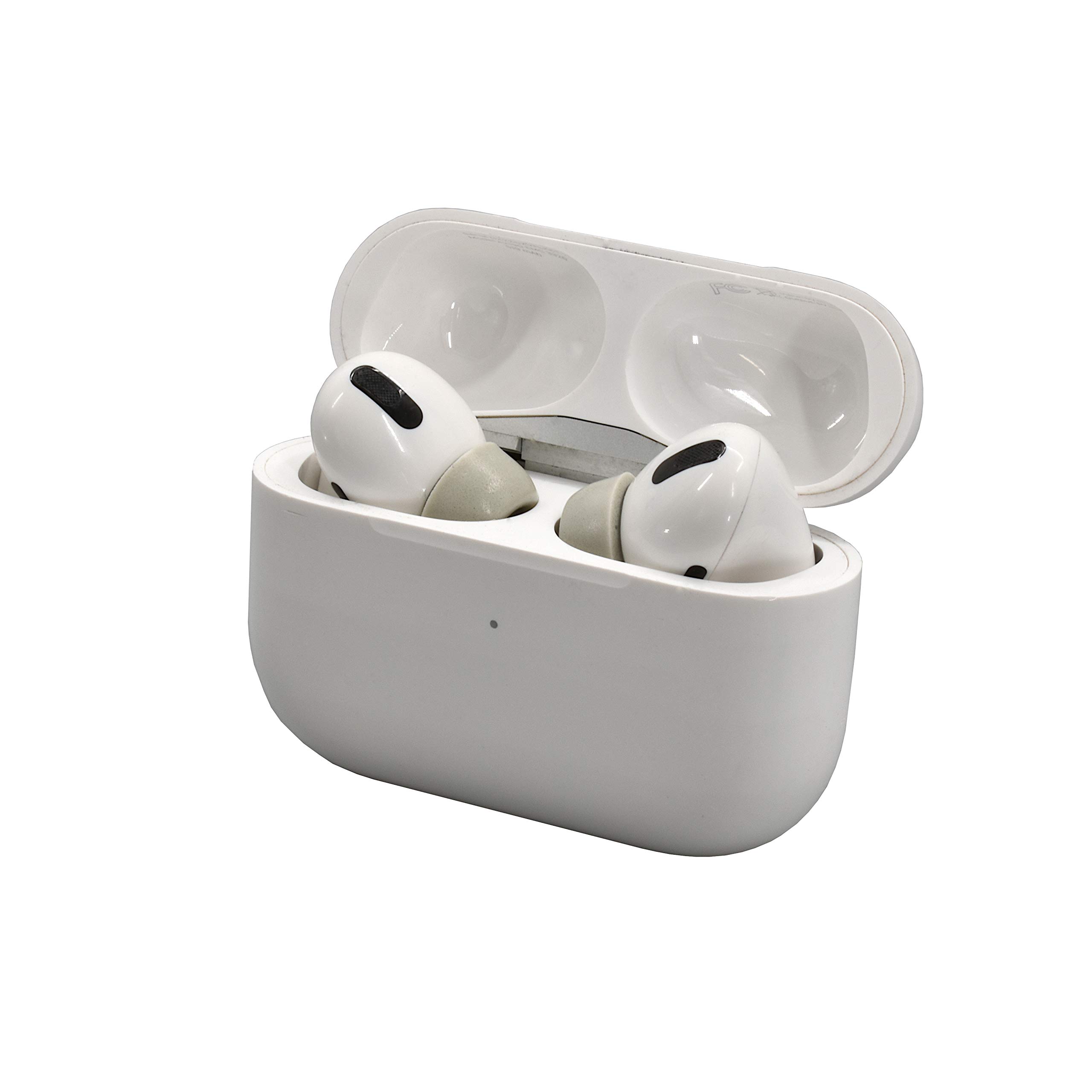 Dekoni Memory Foam Ear Tips for AirPods Pro - Small Gray - Noise Isolation for Commuting & Workouts