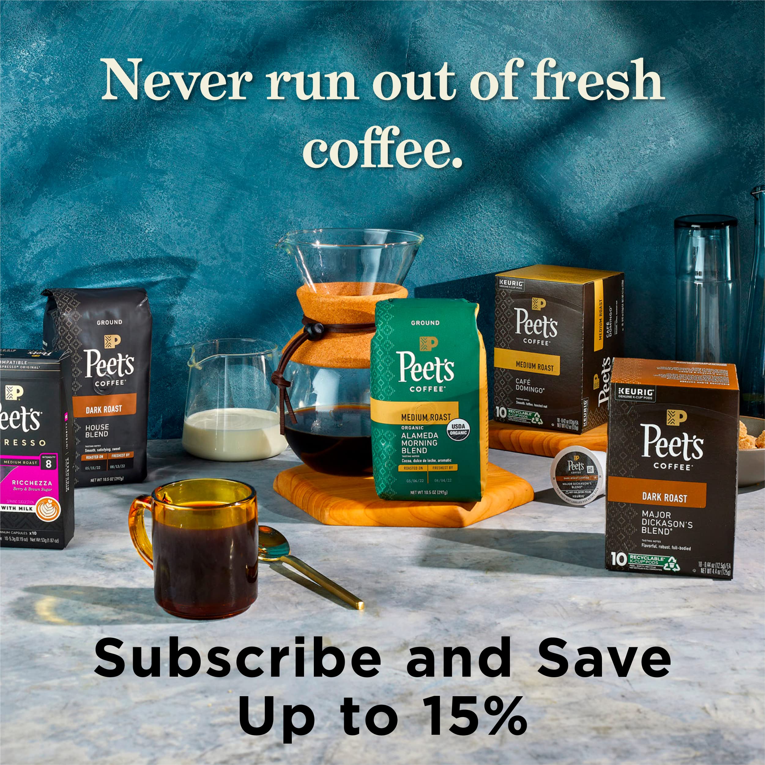 Peet's Coffee Single Origin Colombia Dark Roast Ground Coffee - 10.5oz Bag for Rich Flavor & Aroma | Perfect for Home Brewing, Office Use & Gifts