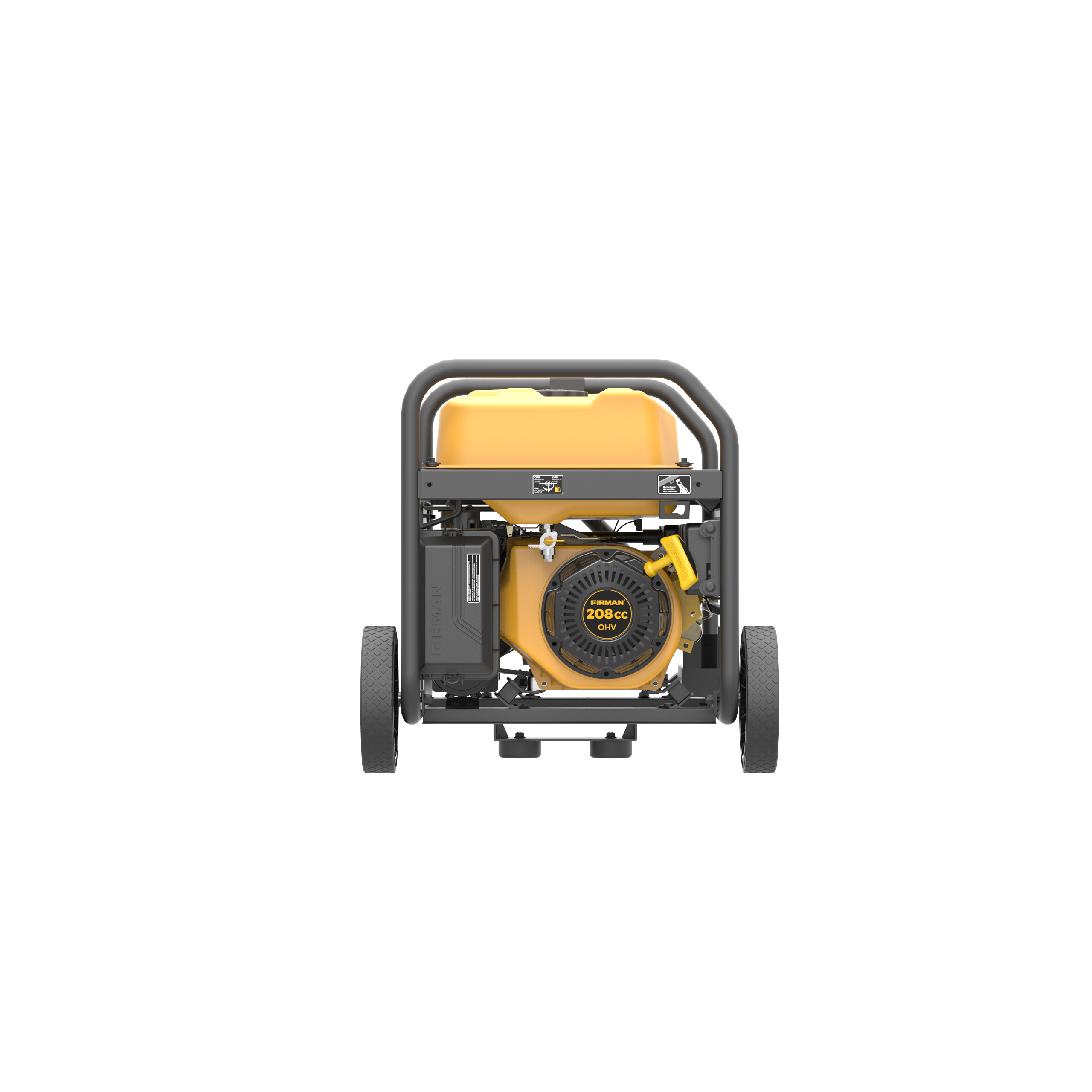 4550W Portable Gas Generator with Remote Start - 120V Power for Camping, Emergencies & Outdoor Activities