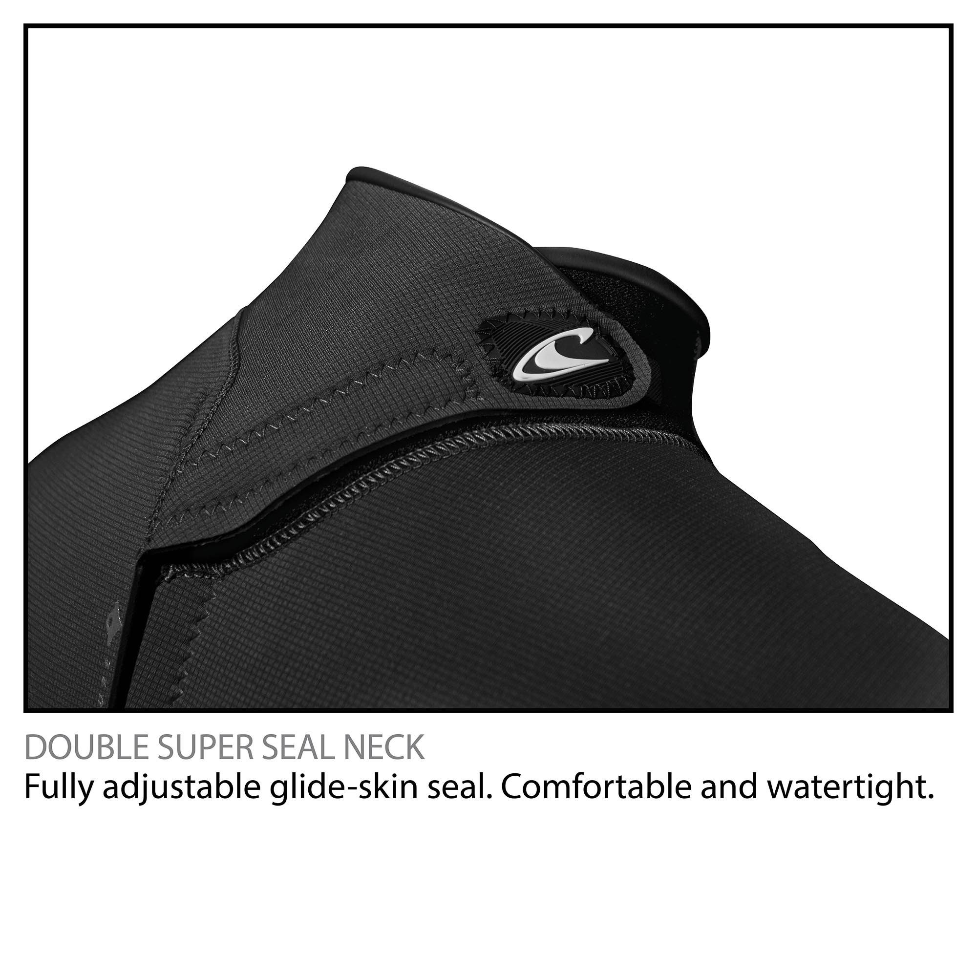 O'Neill Men's Heat 3/2mm Back Zip Full Wetsuit for Surfing, Diving & Water Sports - Thermal Neoprene Suit with Comfort Fit