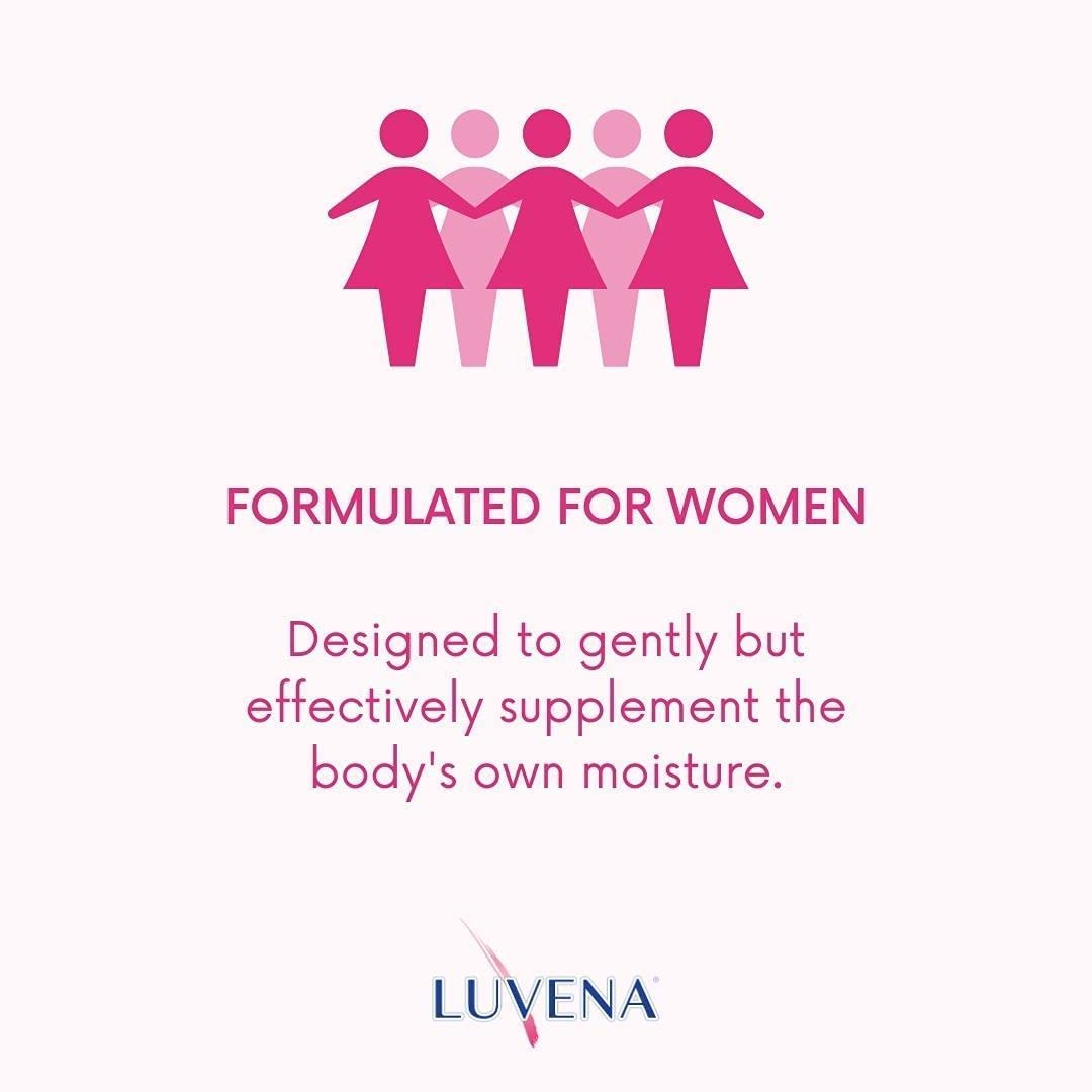 Luvena Vaginal Moisturizer for Women - Water-Based Intimate Hydration Cream for Dryness, Irritation & Menopause Relief - Paraben & Glycerin Free - 2 Pack - Perfect for Daily Comfort & Intimate Care Routine