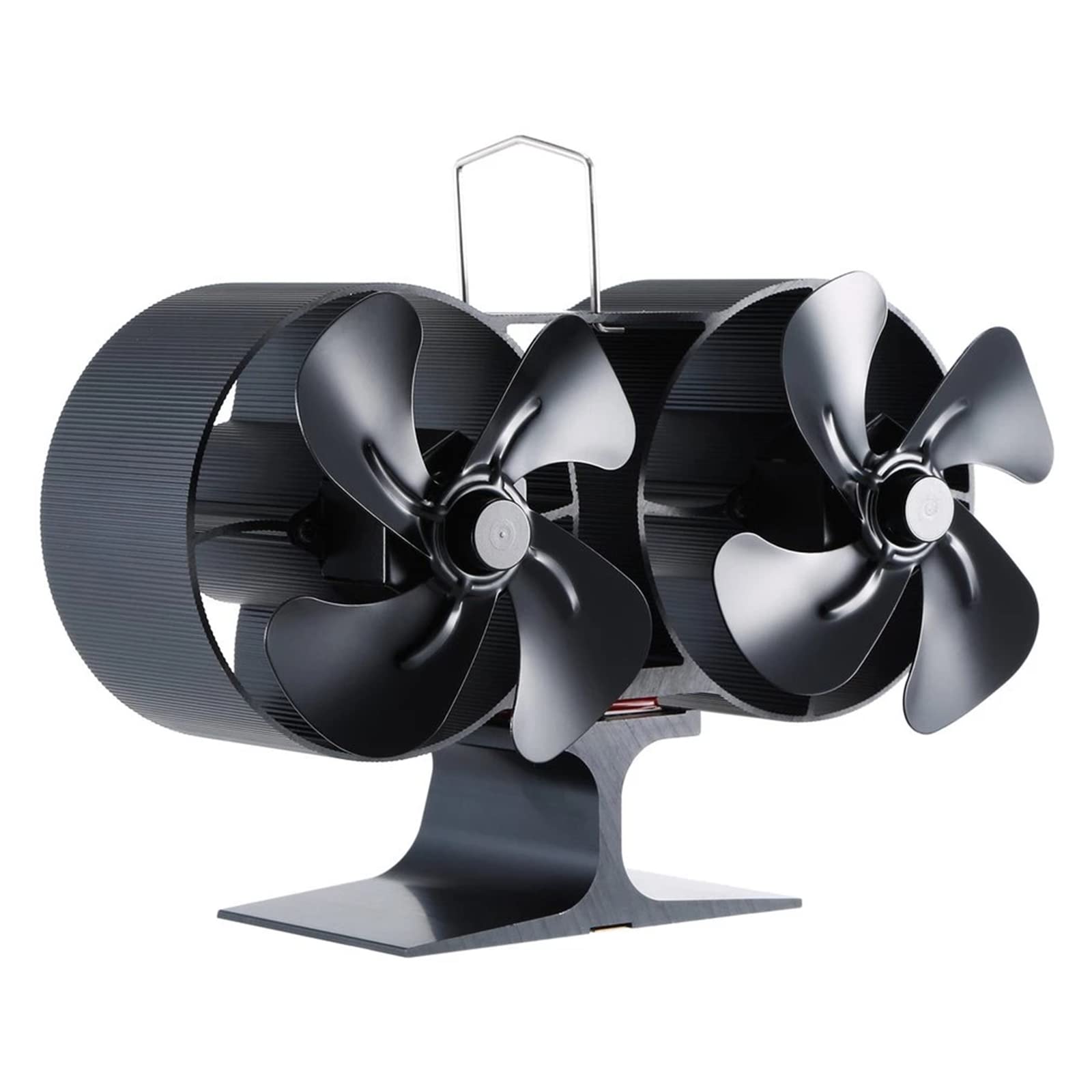 Energy Efficient Thermal Power Fireplace Fan for Wood Burning Stoves - Quiet & Powerful Heat Circulation for Cozy Home Heating