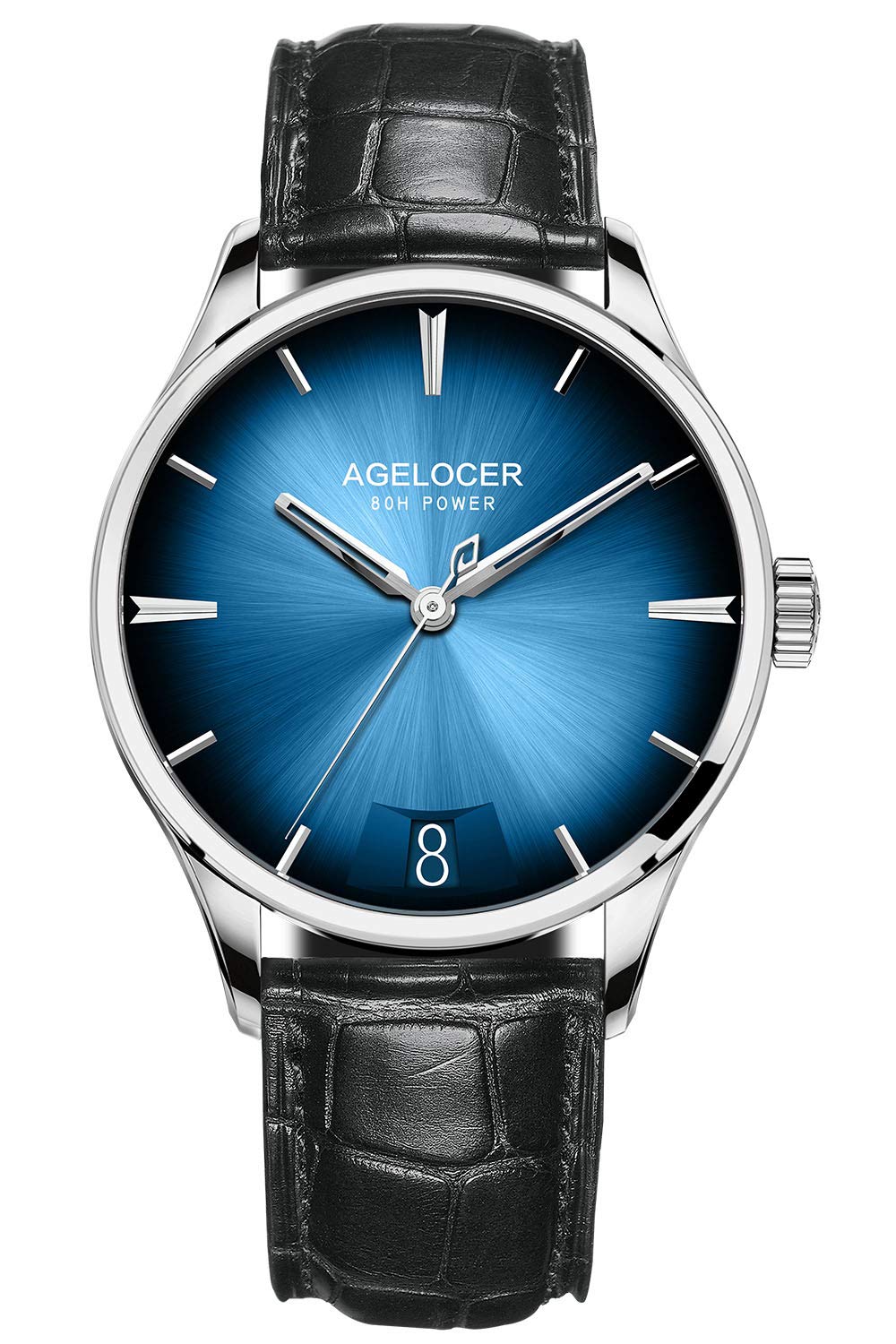 AGELOCER Budapest Men's Automatic Mechanical Watch - Luxury Business Formal Timepiece with Large Calendar - Perfect Birthday Gift for Boyfriend, Husband, or Father - Ideal for Office, Meetings & Special Occasions