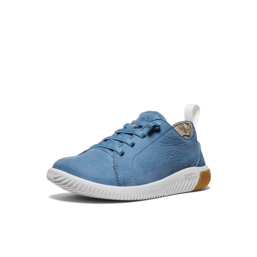 KNX Kids' Leather Sneakers for Boys & Girls - Coronet Blue/Vapor | Comfortable & Durable Toddler Shoes for School, Play & Everyday Wear