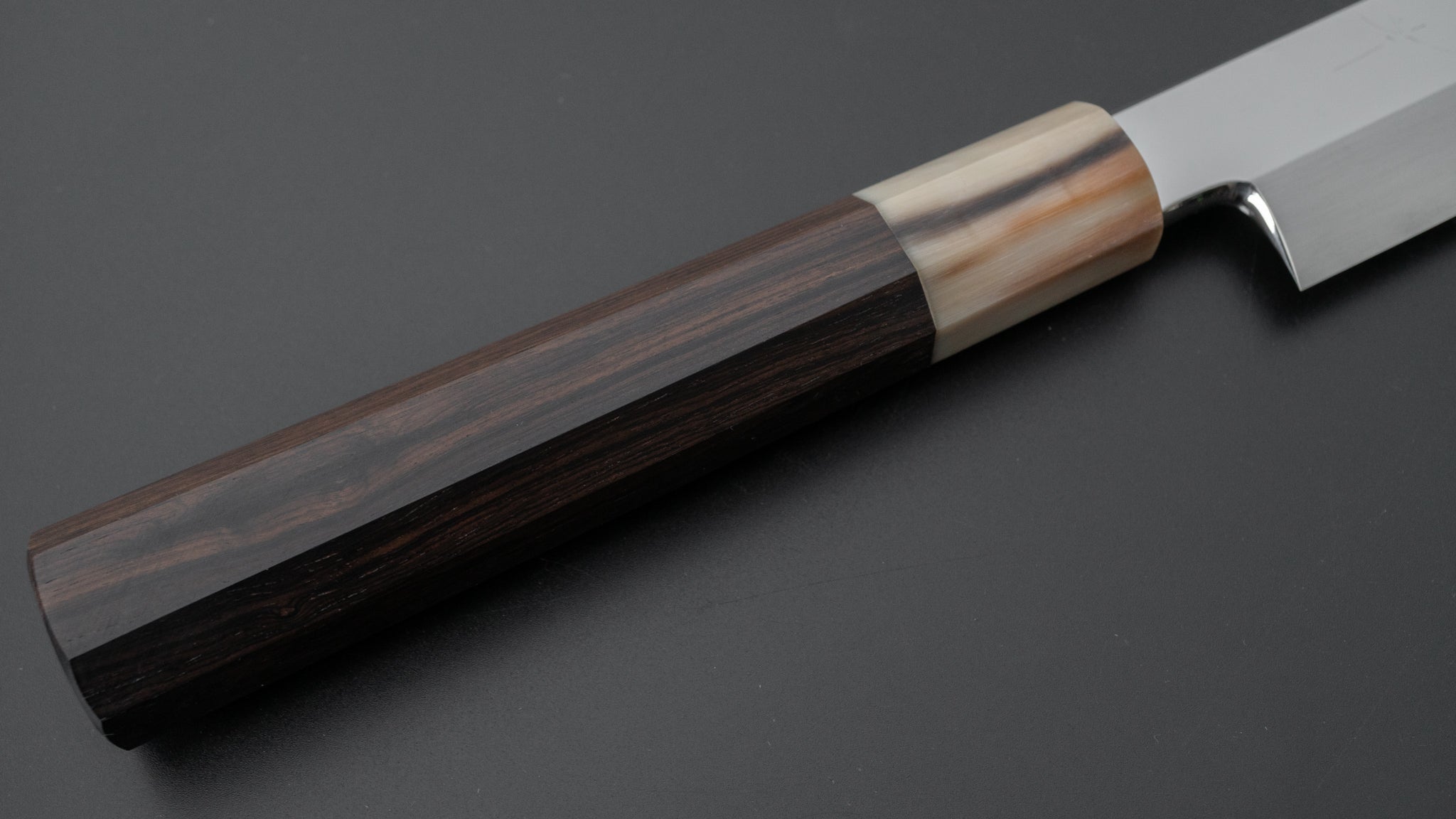 Hitohira Yamatsuka Mosuke Mirror Polished Ginsan Honyaki Yanagiba 270mm Japanese Chef Knife with Ebony Wood Handle & Saya - Perfect for Sushi, Sashimi & Precision Meat Cutting