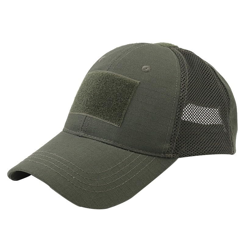 Breathable Mesh Tactical Baseball Cap for Men - Lightweight Outdoor Hiking, Running, and Military Operator Use