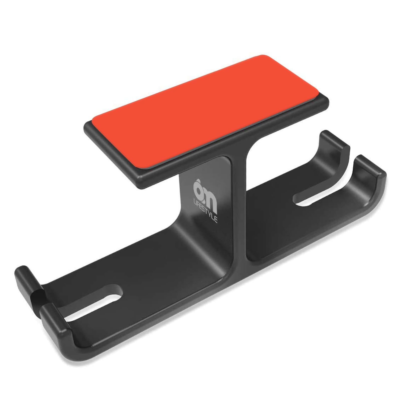 6amLifestyle Gaming Headphone Hanger - Aluminum Dual Headset Holder with Cable Organizer, Under Desk Mount for PC & Console Gaming Setup - Perfect for Home Office, Gaming Stations & Work Desks