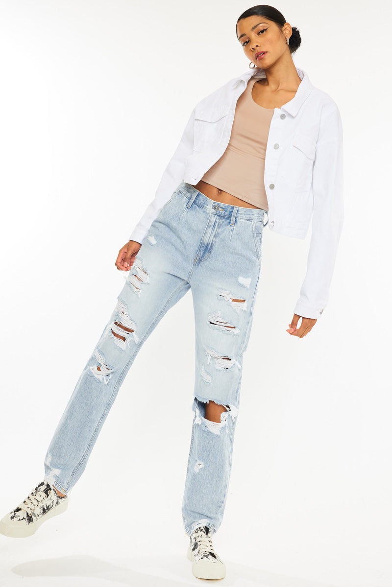Zariyah Ultra High Rise 90's Slouch Fit Jeans for Women - Vintage Denim Pants with Stretch Comfort | Perfect for Casual Outfits, Streetwear & Retro Fashion Looks