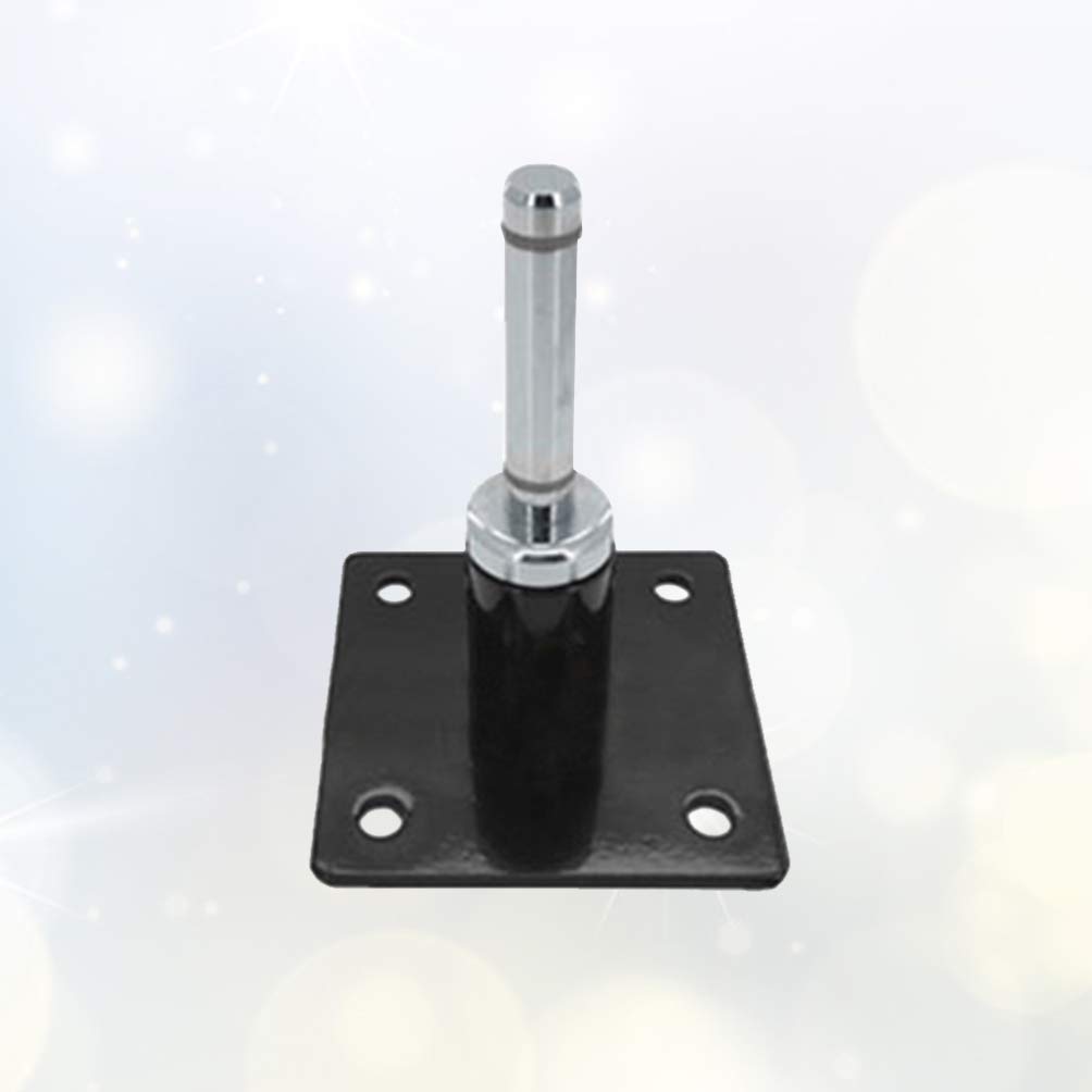 Happyyami Heavy Duty Aluminum Alloy Flag Pole Wall Mount Bracket - Adjustable Outdoor Flag Holder for House, Garden & Commercial Use