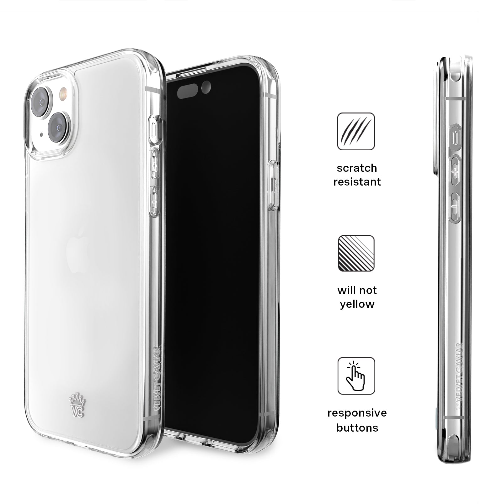 Clear iPhone Case - Slim Protective Cover for iPhone [Model] | Scratch & Shock Resistant | Perfect for Everyday Use, Travel & Outdoor Activities