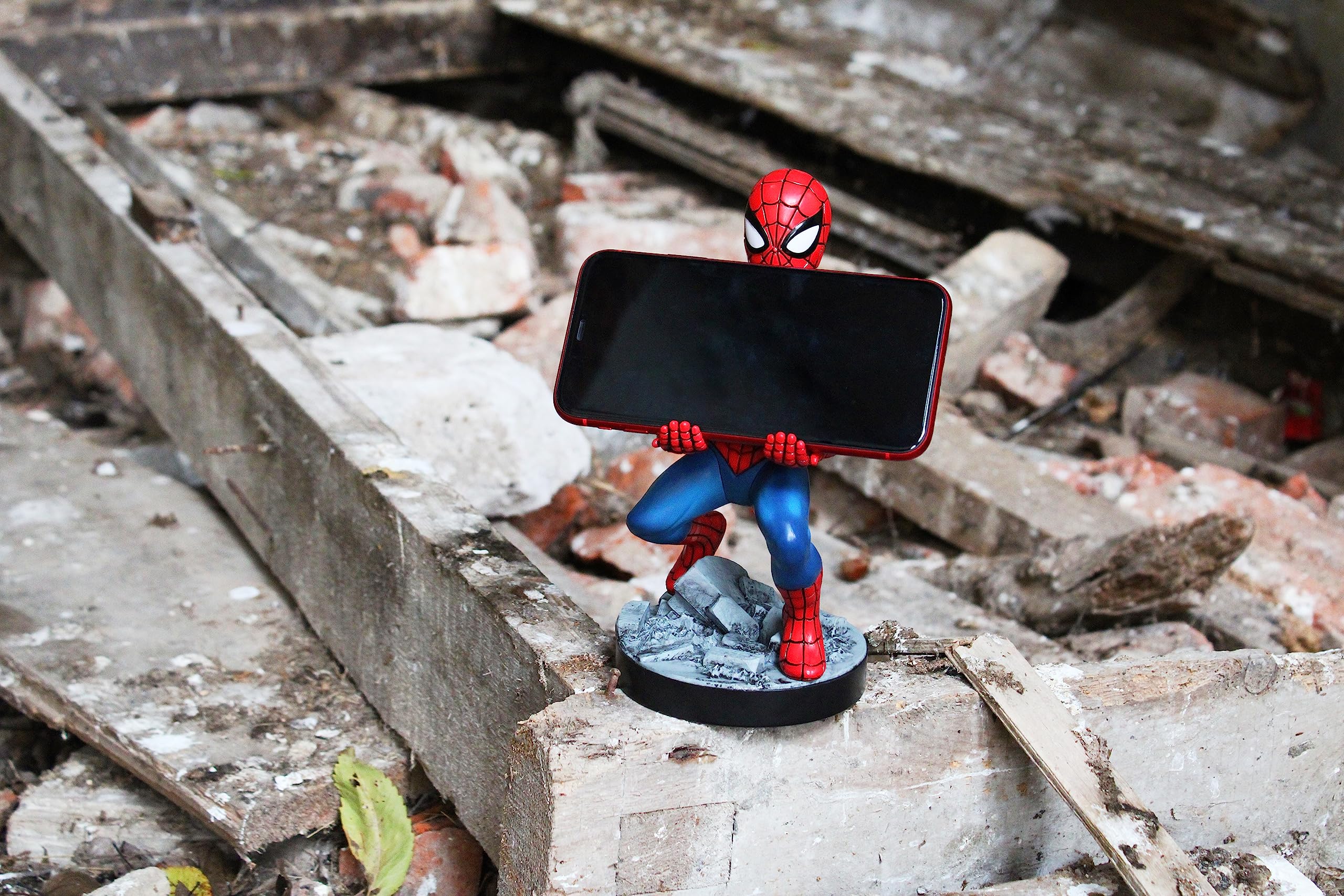 Marvel Spiderman Controller & Phone Stand - Universal Gaming Accessory Holder for Xbox, PS5, Nintendo Switch - Perfect for Desk Organizer & Gaming Setup