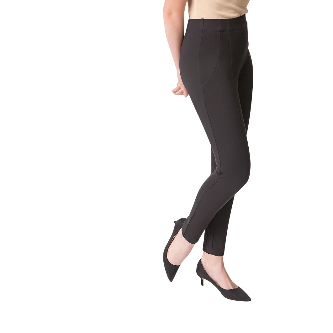 Thalian Women's Slim Fit Ponte Pants - Comfortable Office & Travel Wear