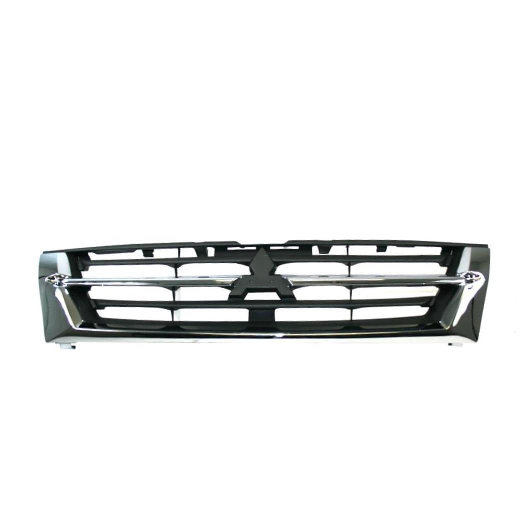 MITSUBISHI Montero Front Grille Replacement - Chrome Gray Grill Compatible with Montero Sport | Perfect Fit for MI1200231 & MR387982 | Off-Road & Daily Driving Upgrade