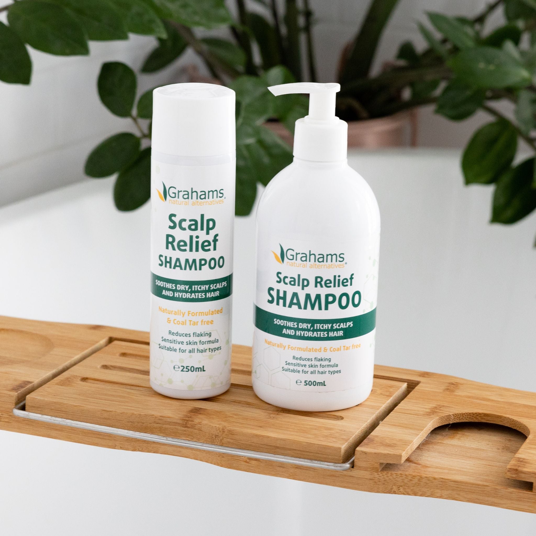 Best Scalp Relief Shampoo for Dry Itchy Scalp - Natural Dandruff Treatment & Hair Growth - For Men & Women - Daily Use at Home