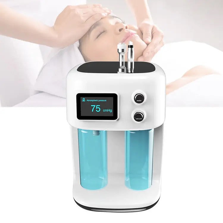 Glow Lift Hydro Dermabrasion Machine 2-in-1 - Professional At-Home Facial Exfoliation & Hydration Device for Radiant Skin | Perfect for Spa Days & Skincare Routines