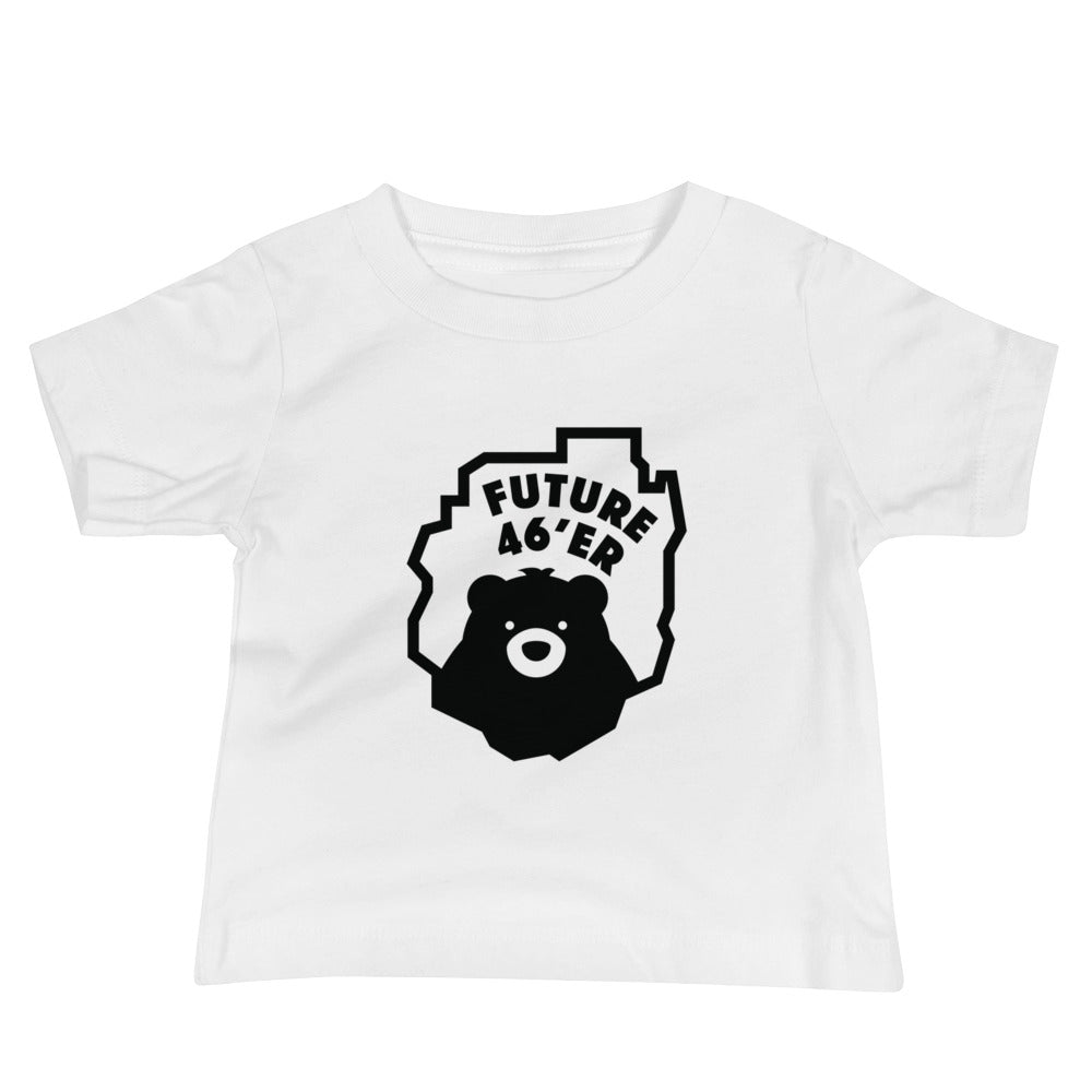 Future 46er Baby T-Shirt - Adorable Infant Climbing Enthusiast Outfit for Hiking Families & Outdoor Adventures