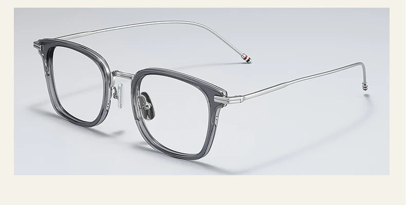 Stylish Unisex Black Square Full Rim Alloy Eyeglasses BMT905 - Perfect for Work, Reading & Fashion Accessories