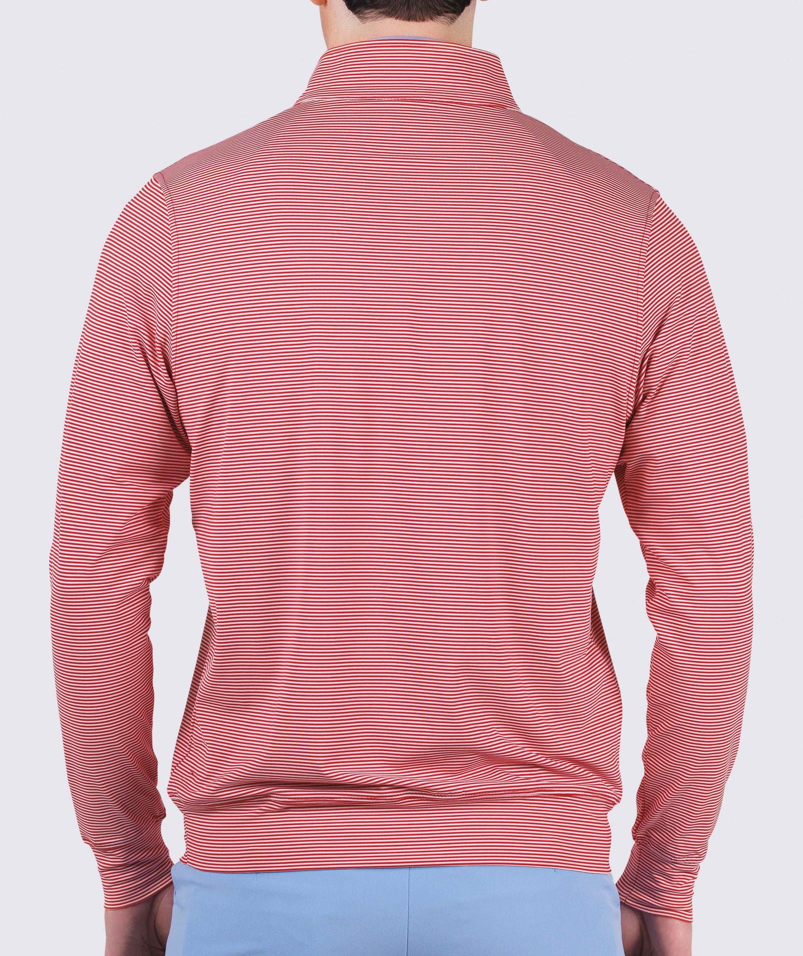 Carter Stripe Quarter Zip Pullover Sweater - Men's Casual Knit Top for Fall & Winter | Perfect for Outdoor Activities, Work & Travel