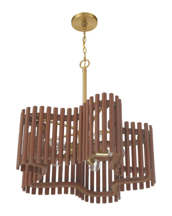 Craftmade Freeform 5-Light Medium Chandelier - Modern Ceiling Lighting Fixture for Dining Room, Bedroom, or Living Room Decor
