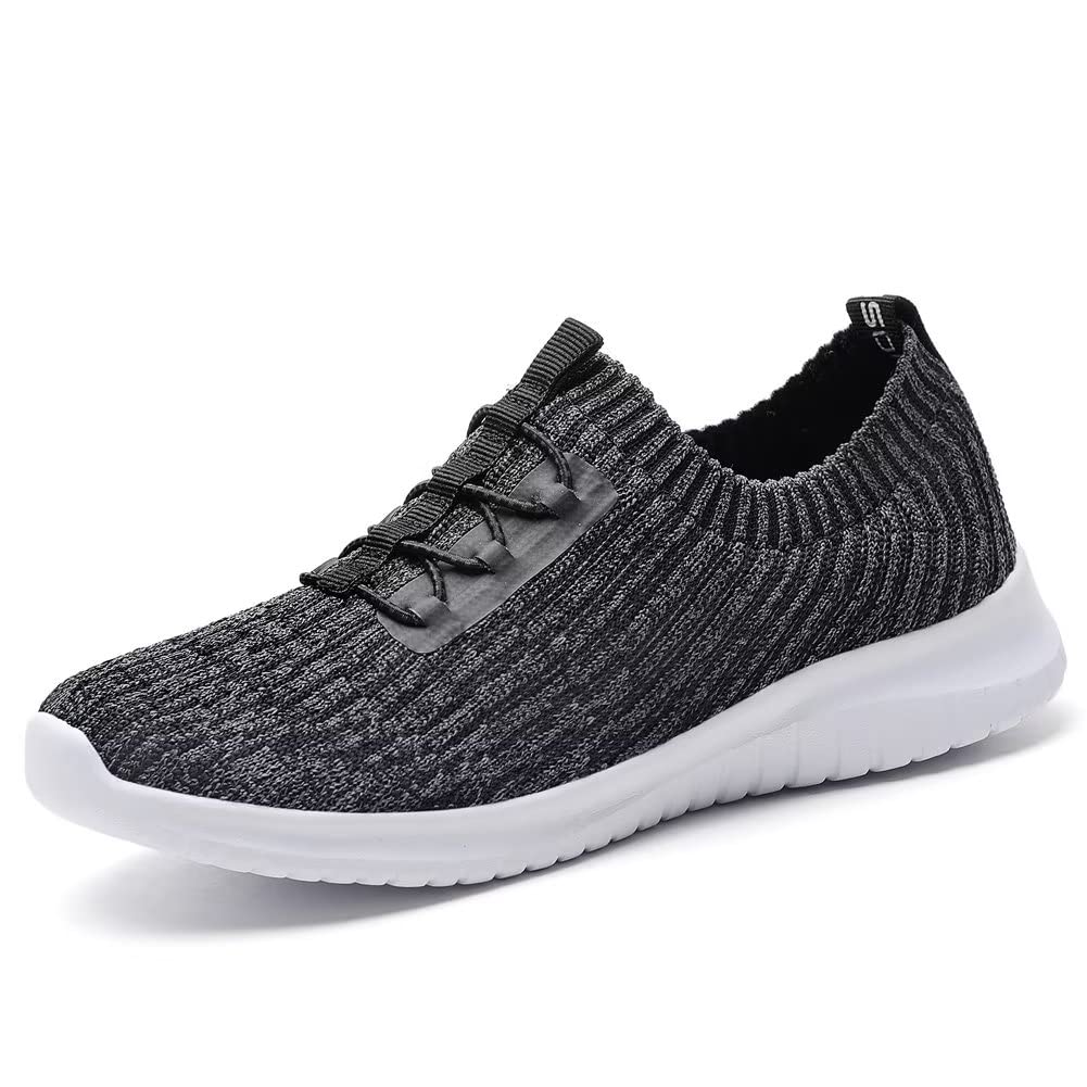 TIOSEBON Women's Slip On Walking Shoes - Lightweight Casual Running Sneakers with Arch Support | Comfortable for Walking, Travel & Everyday Wear