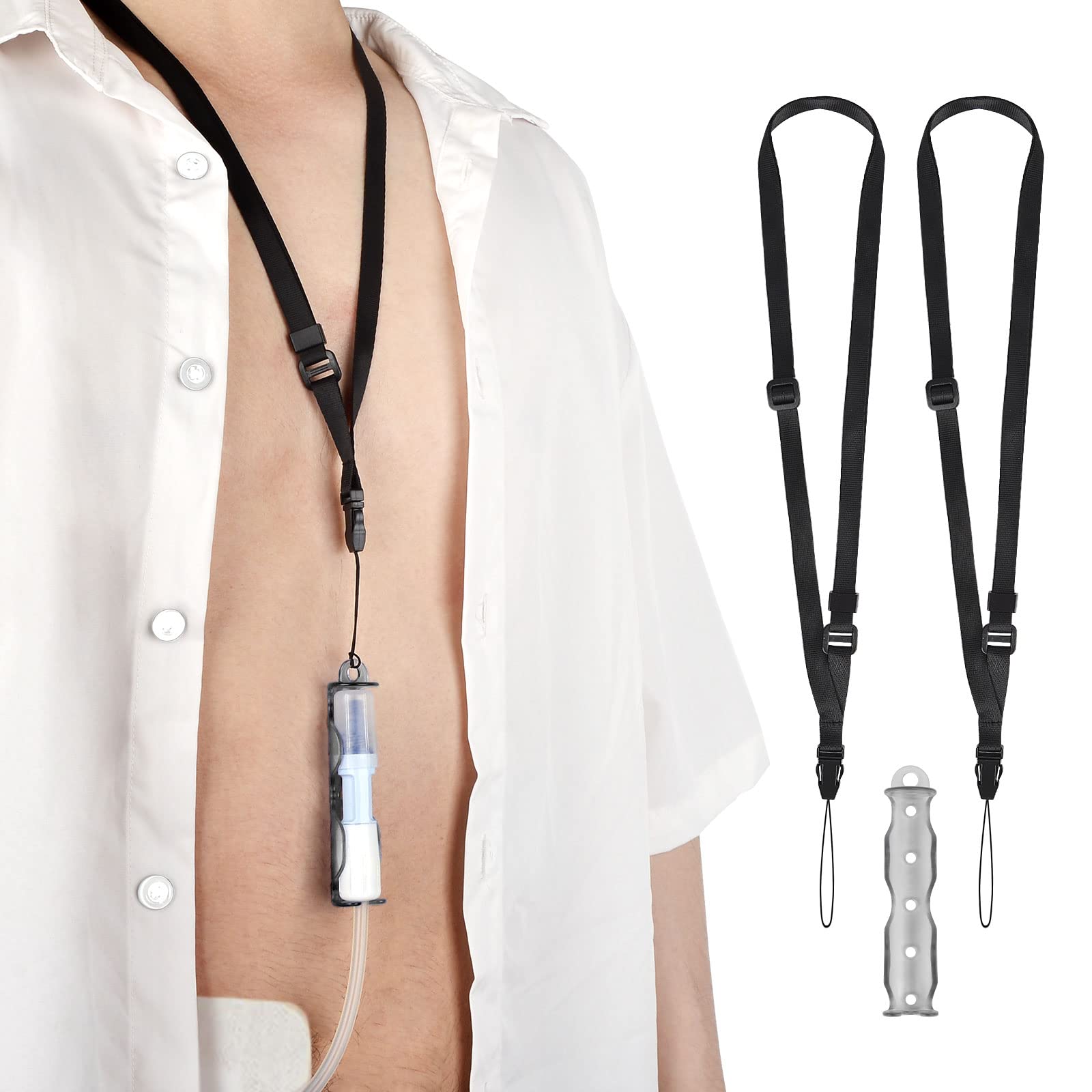Baxter 5C4482 PD Catheter Holder with Adjustable Lanyards for Shower Support