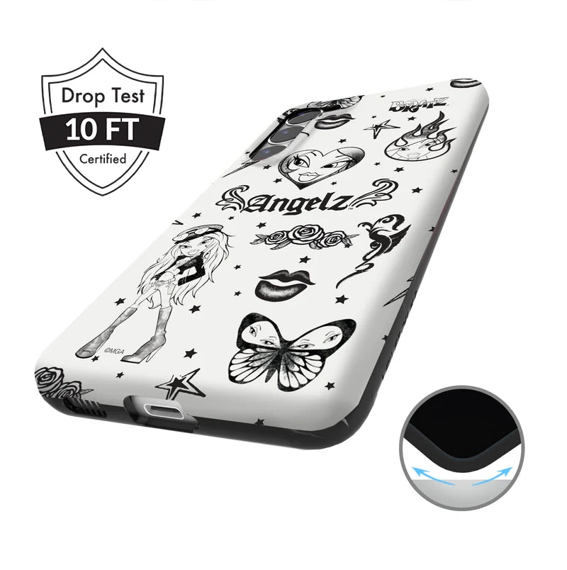 Bratz Inked Fashion Samsung Phone Case - Trendy Protective Cover for Samsung Galaxy - Perfect for Teens, Girls, and Bratz Fans - School, Work, and Everyday Use