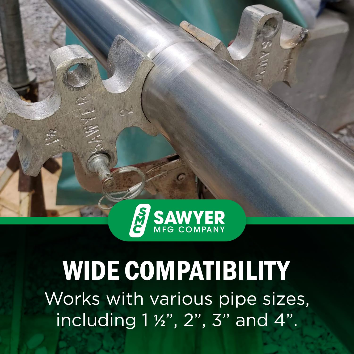 Sawyer Mfg 3rd Hand Welding Clamp - Portable Pipe Alignment Tool for Butt Weld Pipes - Lightweight Multifunctional Welder Accessory - Perfect for Plumbing, HVAC & Metal Fabrication Projects