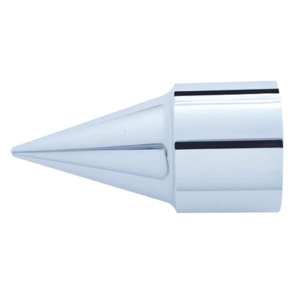 United Pacific 10779 Chrome Plastic Wheel Lug Nut Cover Set - 1.5