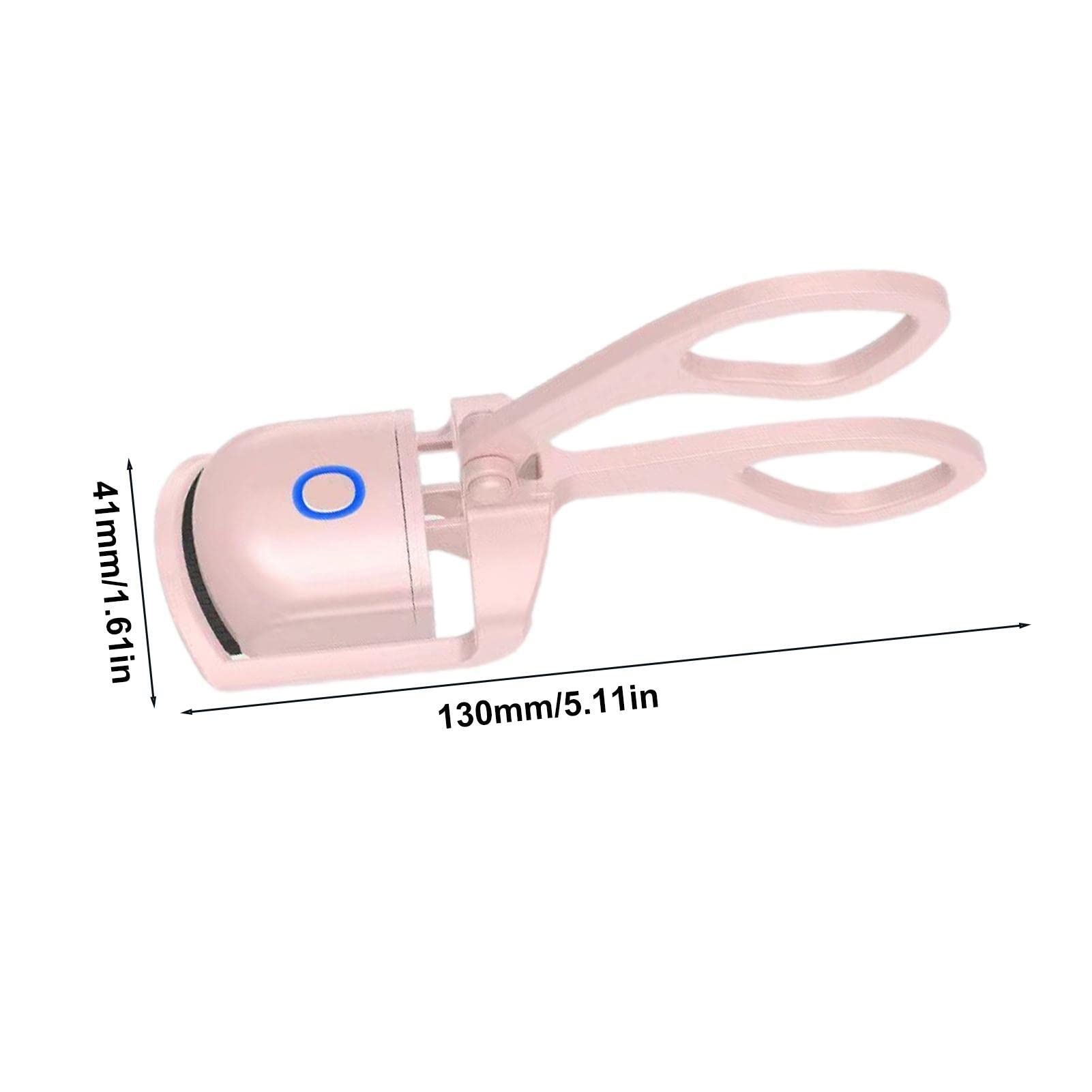 USB Rechargeable Heated Eyelash Curler - Fast Heating Electric Lash Curler with 2 Adjustable Temperature Modes for Natural Curling | Perfect for Home Use, Travel & Professional Makeup Styling