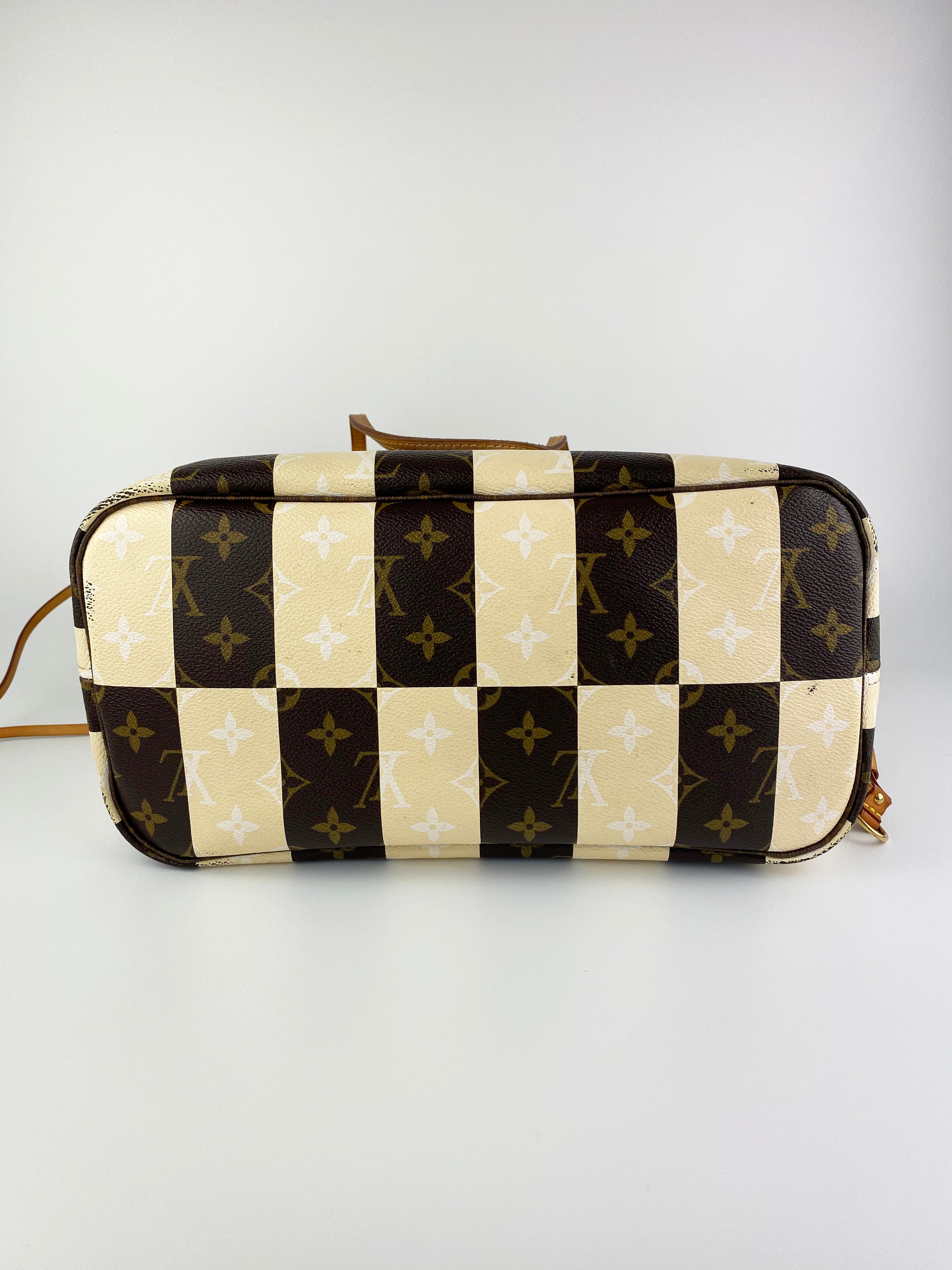 Authentic Louis Vuitton Monogram Rayures Neverfull GM Tote Bag - Limited Edition Luxury Handbag for Women, Perfect for Travel, Work & Shopping
