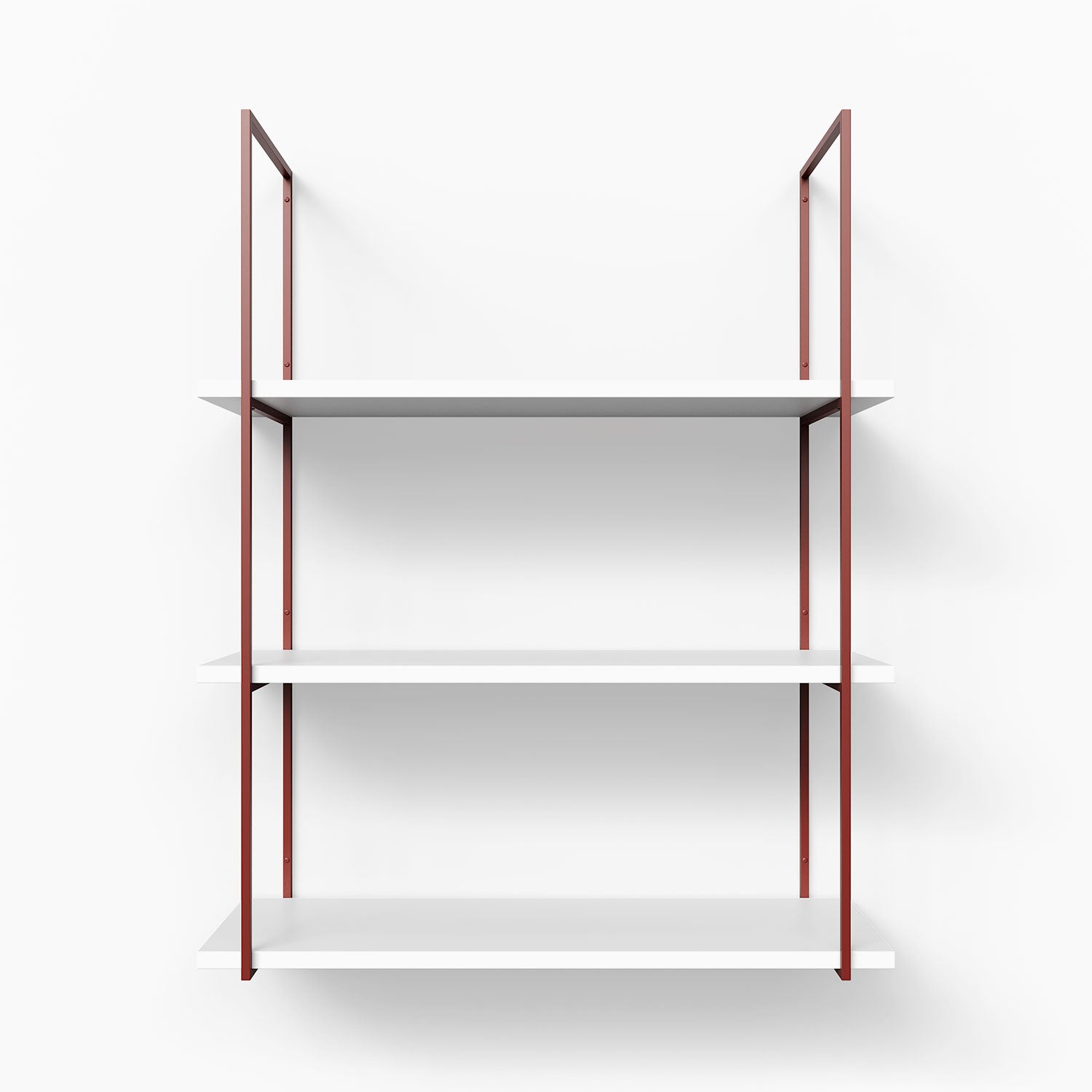 Lloyd White 3-Tier Storage Shelf - Modern Wooden Bookshelf for Living Room, Bedroom & Office Organization - Perfect for Displaying Books, Plants & Decorative Items