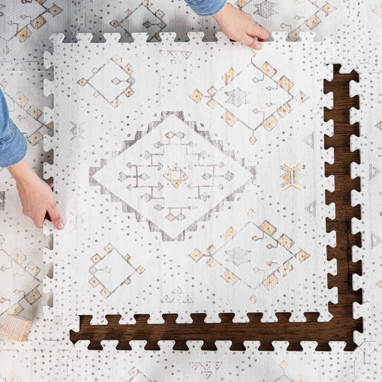 Little Nomad Play Mat | Ula - Non-Toxic Baby Play Mat for Crawling & Tummy Time | Soft & Safe Floor Mat for Nursery, Living Room & Daycare
