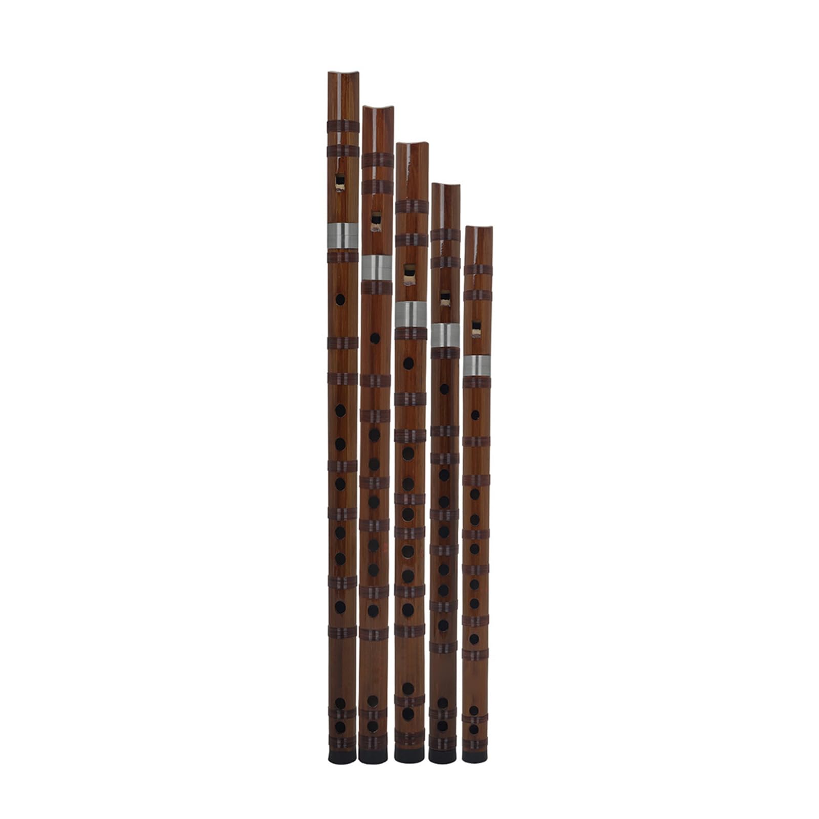 Chinese Detachable Bamboo Wind Flute - Traditional Wooden Musical Instrument, Portable Dizi for Beginners & Professionals - Perfect for Meditation, Yoga, Folk Music & Cultural Performances