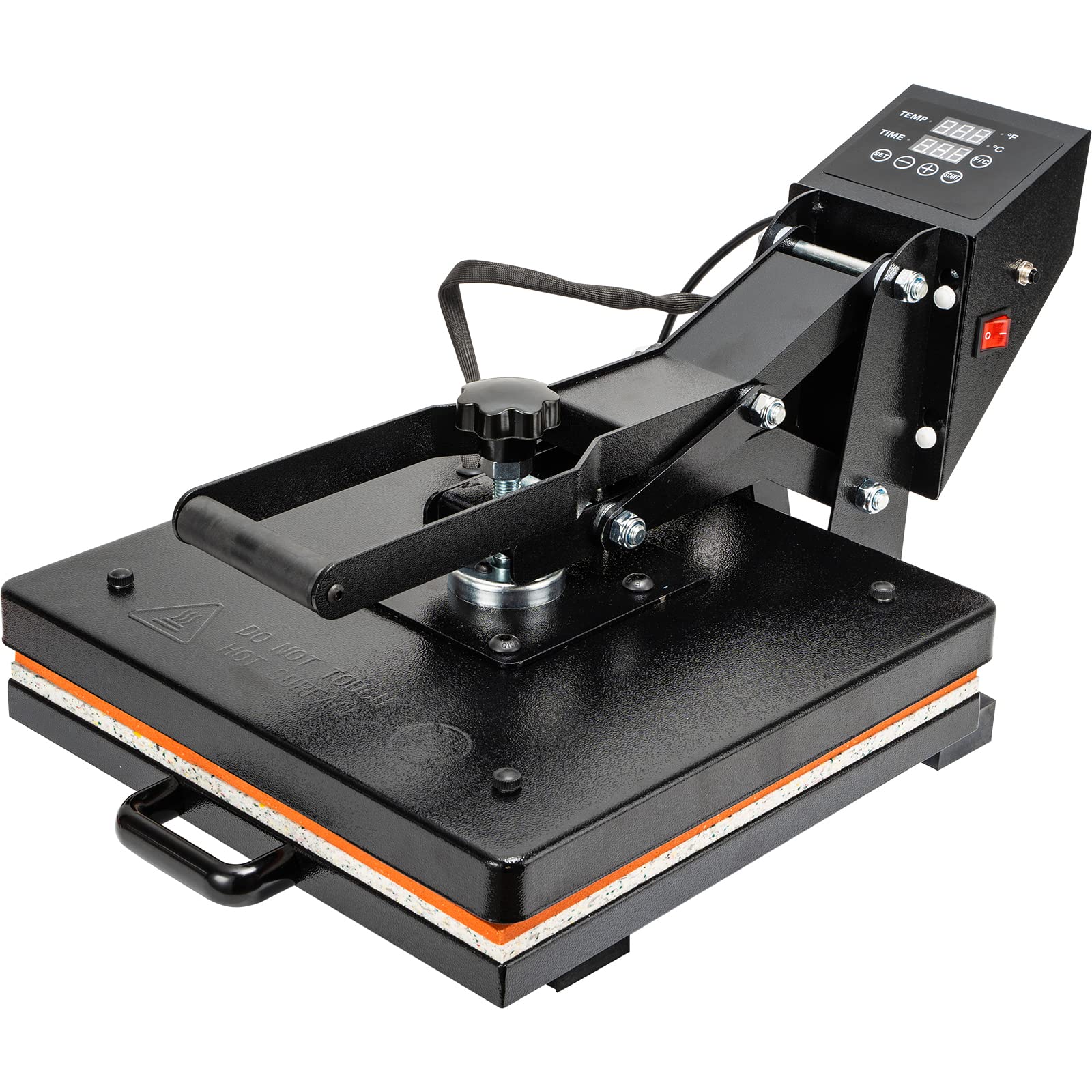 OIECAYE 15x15 Inch Heat Press Machine with Digital LED Timer - High Temperature Resistant T-Shirt Press for Sublimation & Transfer - Drawer-Type Multifunction Hot Press (Black, Pull-Out) - Perfect for DIY T-Shirts, Mugs, Hats & Custom Apparel Projects