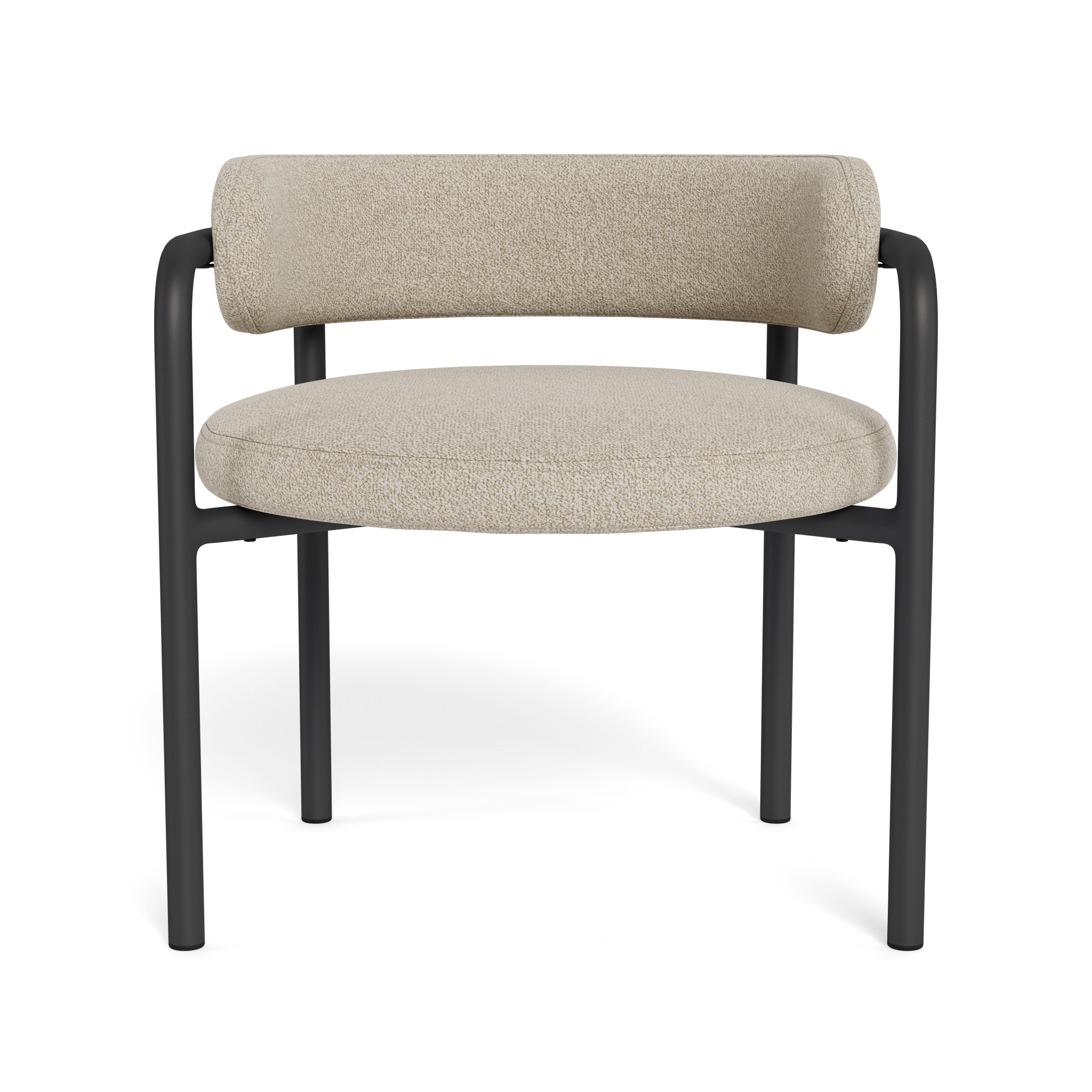 Porto Aluminum Club Chair - Lightweight Outdoor Patio Furniture for Garden, Poolside & Deck - Modern All-Weather Lounge Chair with Cushion (Optional) - Perfect for Relaxing, Sunbathing & Entertaining Guests