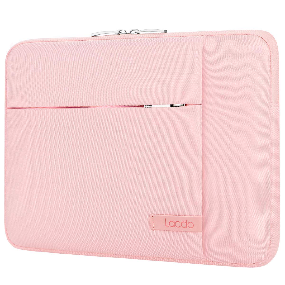 Lacdo 16/15 Inch Laptop Sleeve Case for MacBook Pro/Air & Surface Laptop - Protective Pink Neoprene Cover - Perfect for Work, Travel & School
